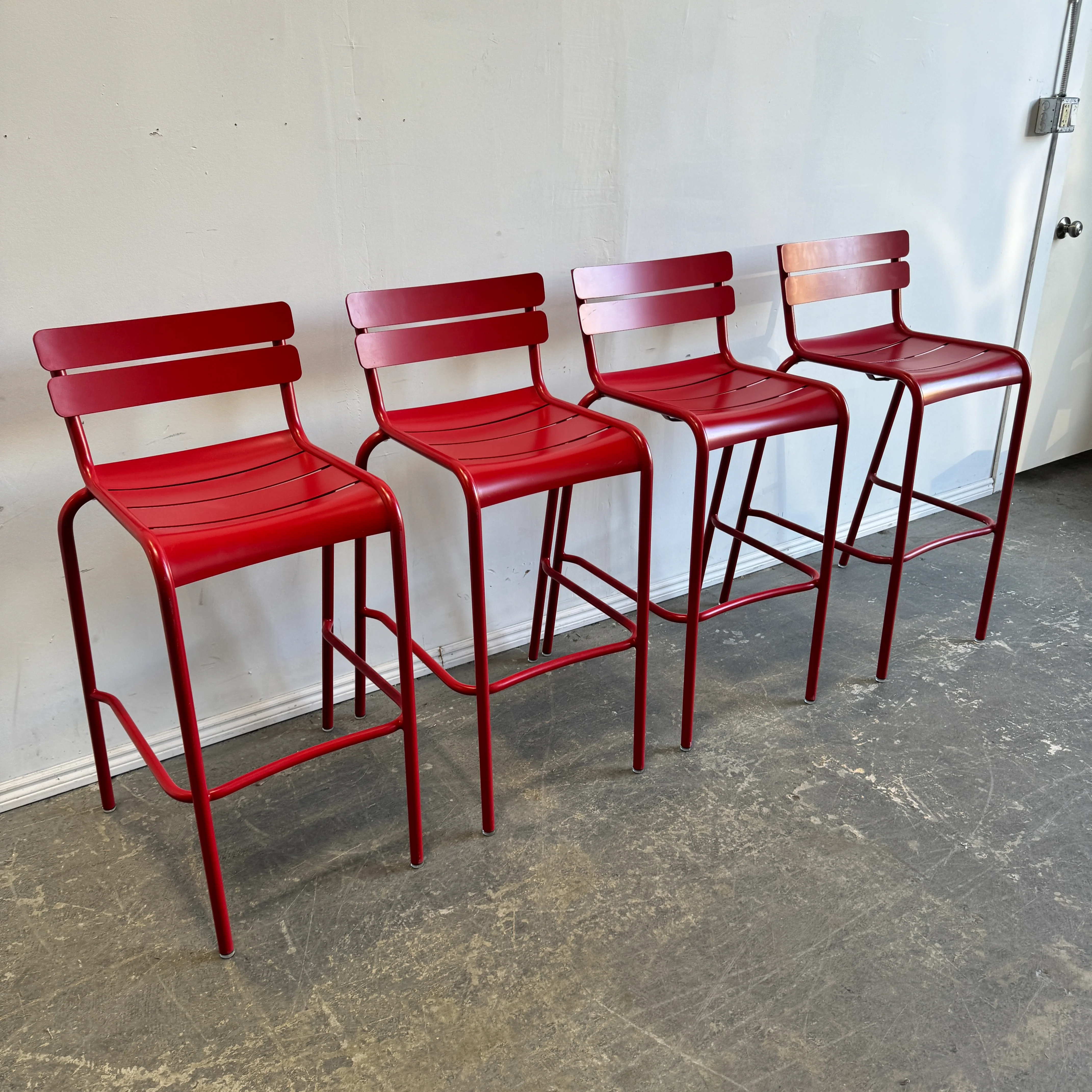 Fermob Luxembourg Outdoor set of 4 Barstools - Image 2