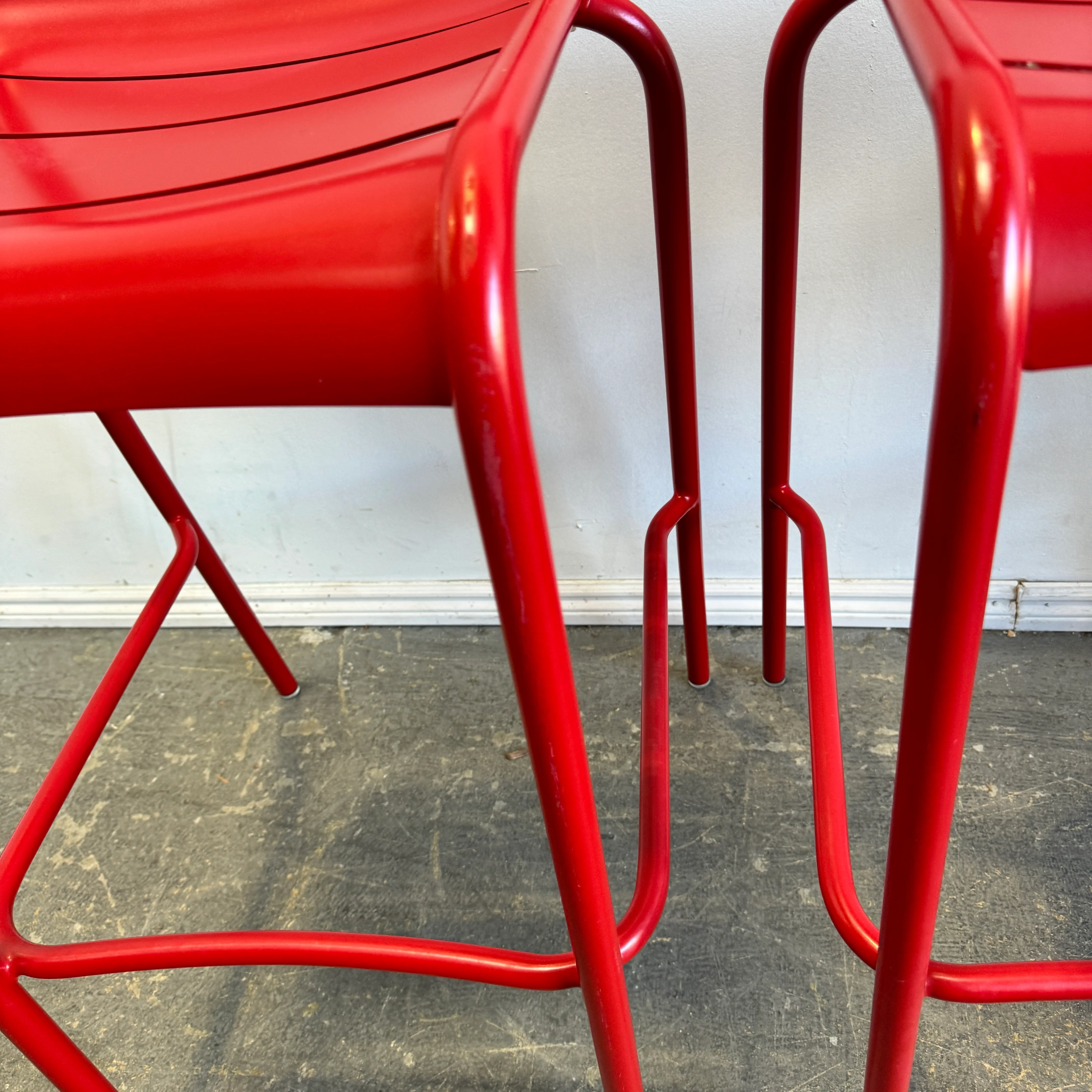 Fermob Luxembourg Outdoor set of 4 Barstools - Image 5