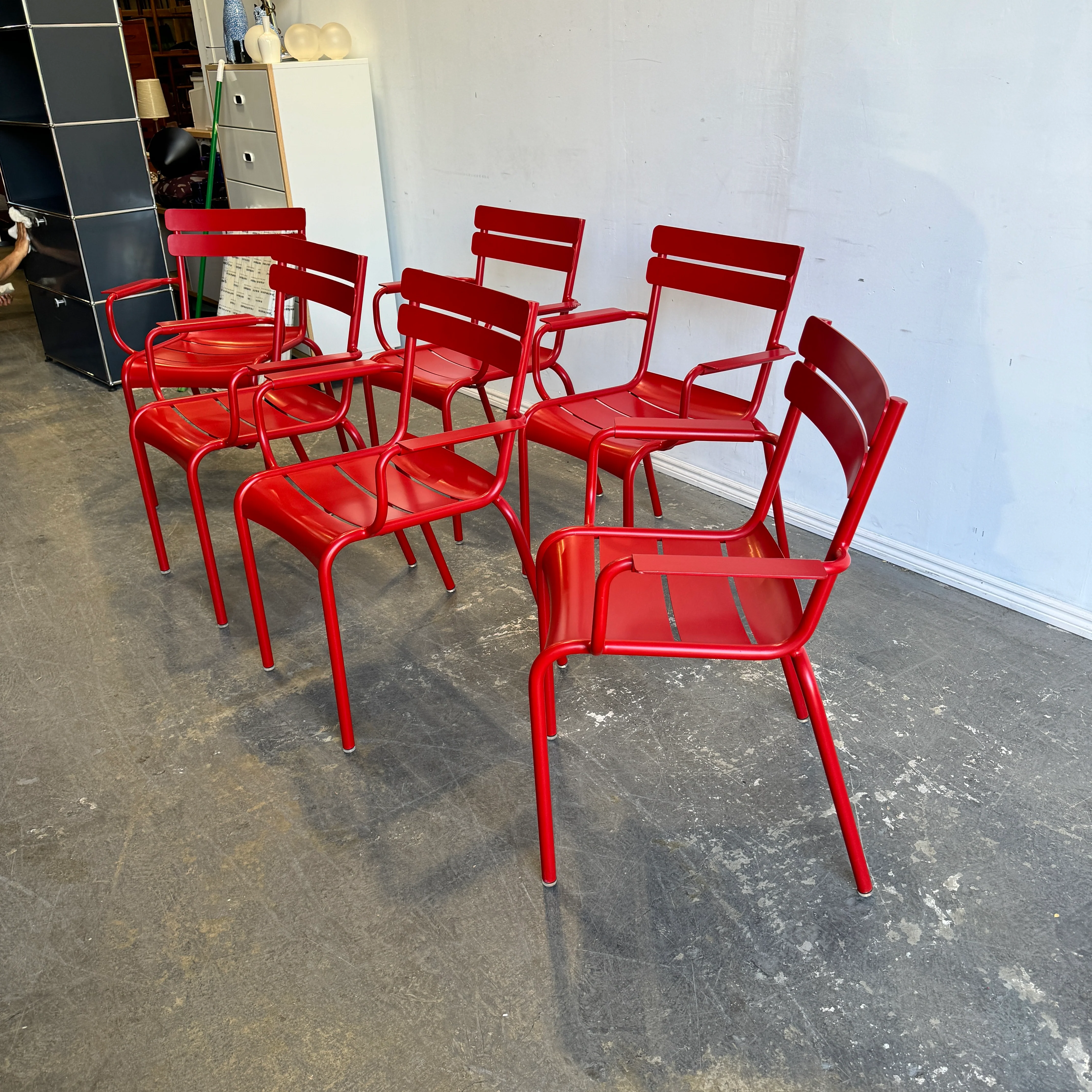 Fermob Luxembourg Outdoor set of 6 dining chairs - Image 2
