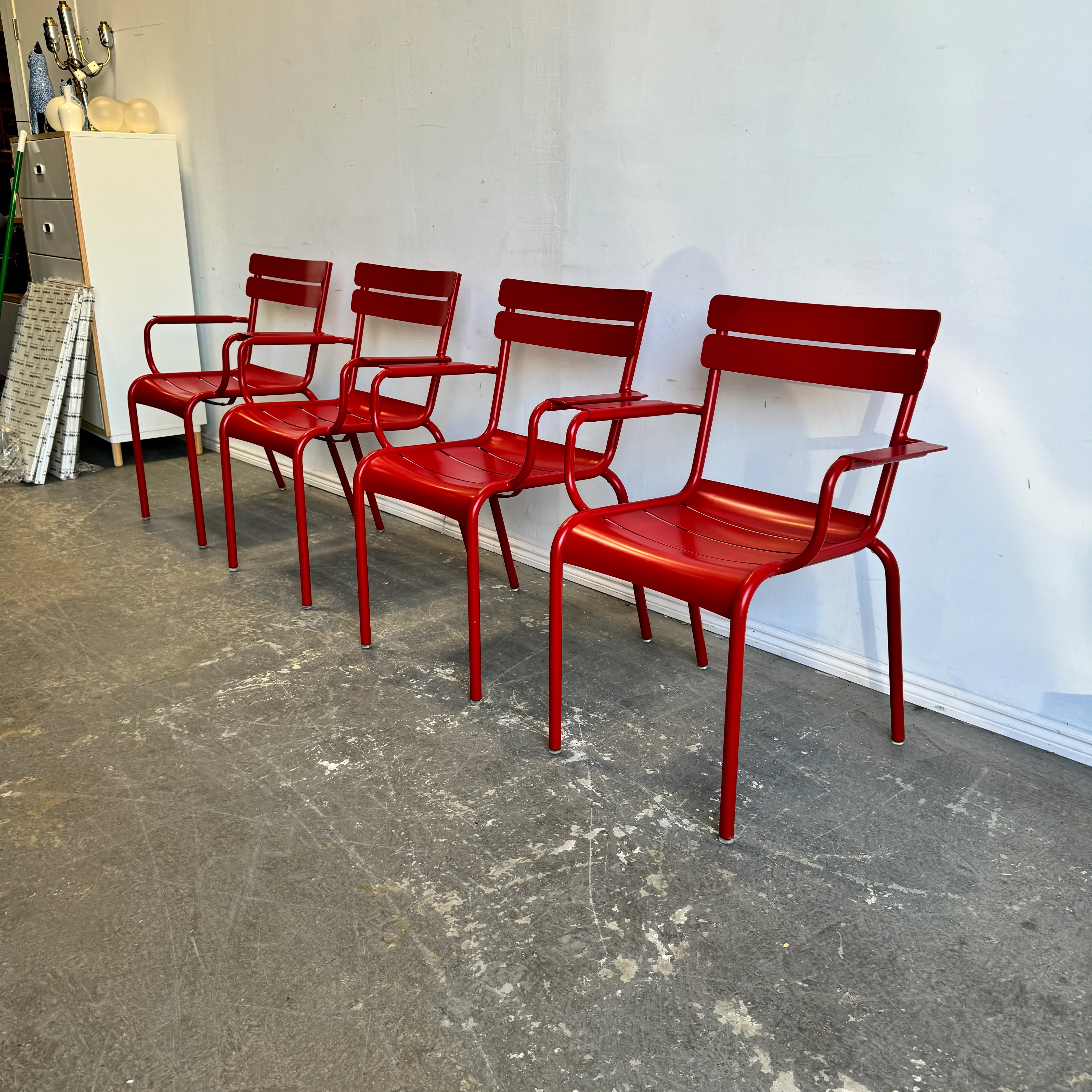 Fermob Luxembourg Outdoor set of 6 dining chairs - Image 4
