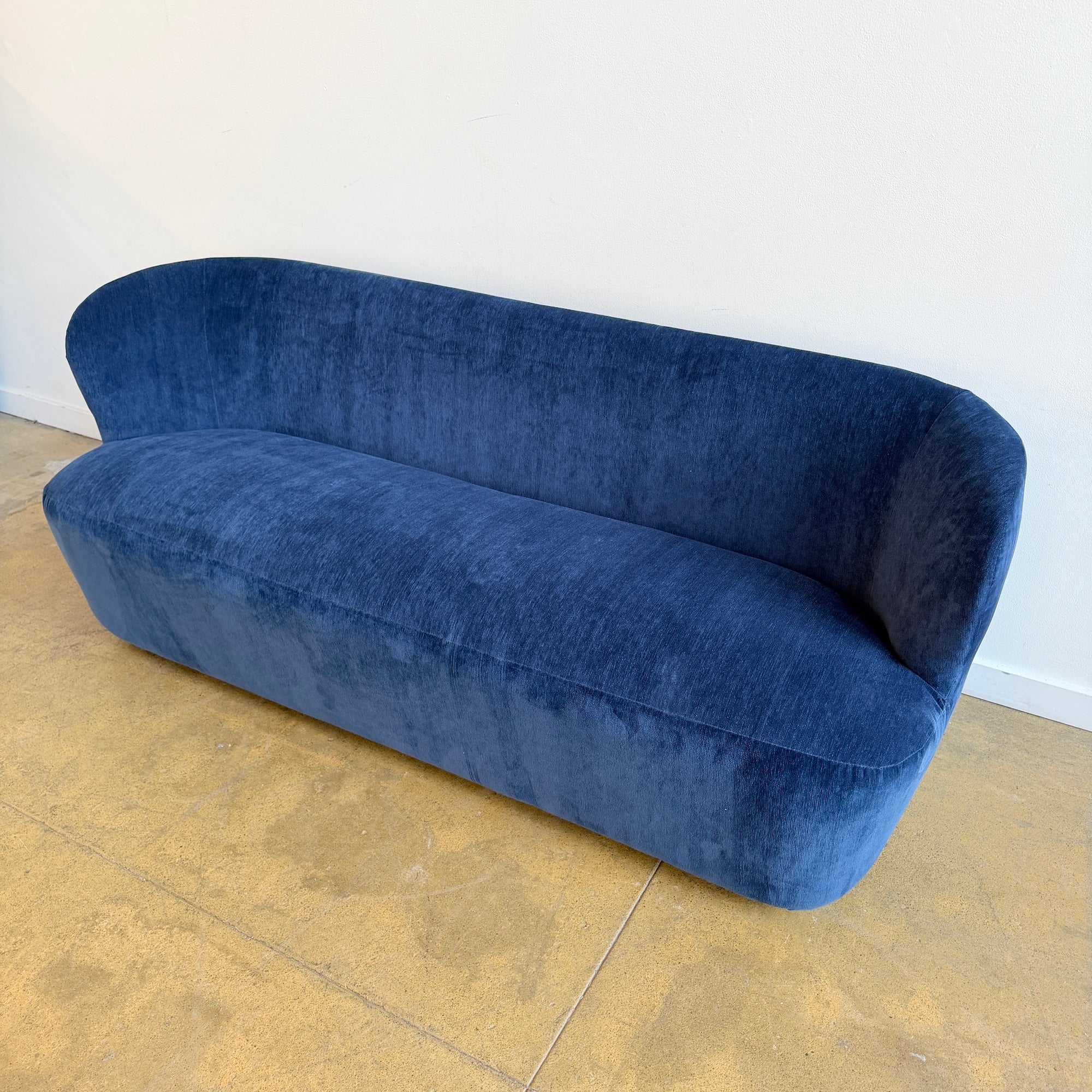 Gubi Stay Performance Velvet Sofa by Space Copenhagen - Blue - Image 5