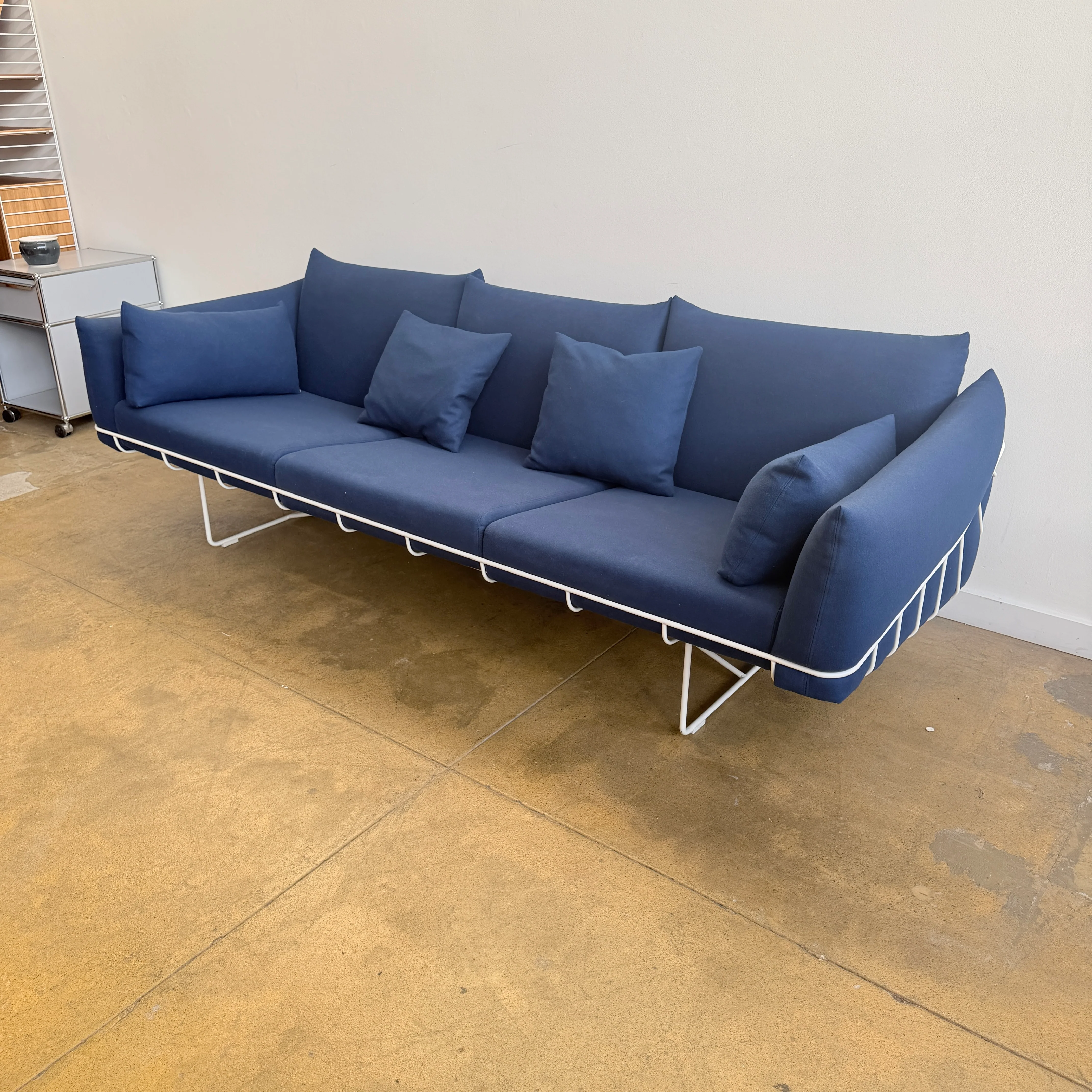 Herman Miller Wireframe Sofa by Sam Hecht & Kim Colin - Blue - Image 2
