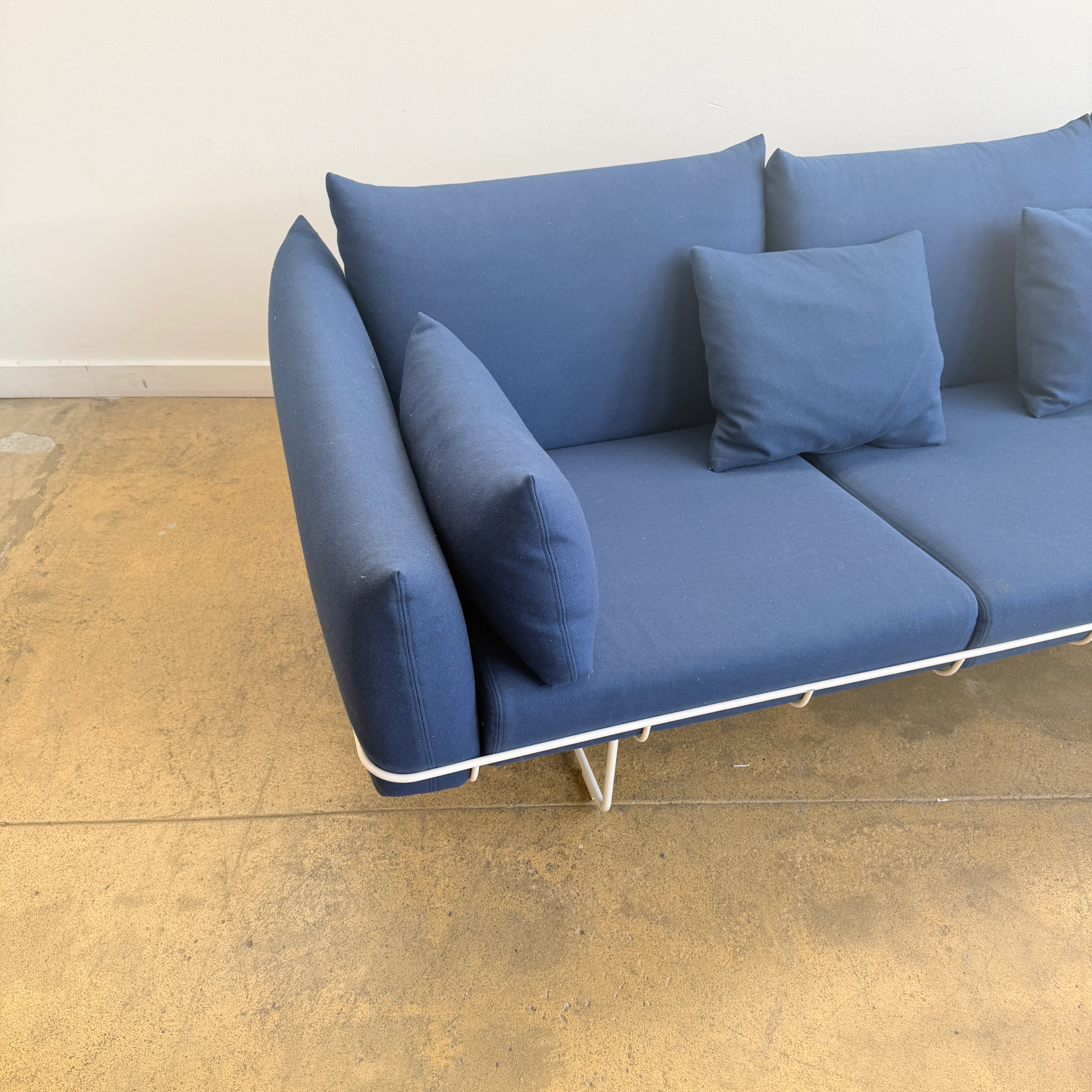 Herman Miller Wireframe Sofa by Sam Hecht & Kim Colin - Blue - Image 4