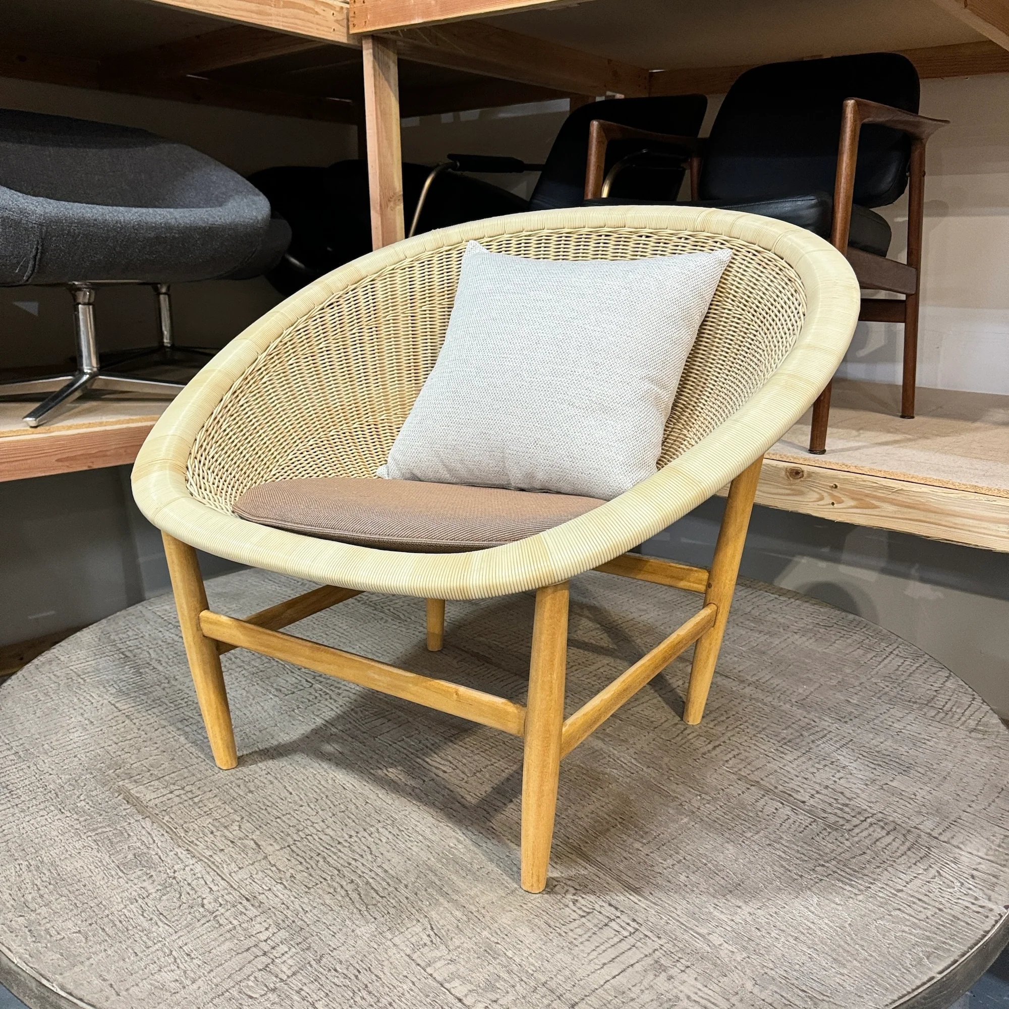 Iconic Nanna and Jorgen Ditzel Basket chair by Kettal
