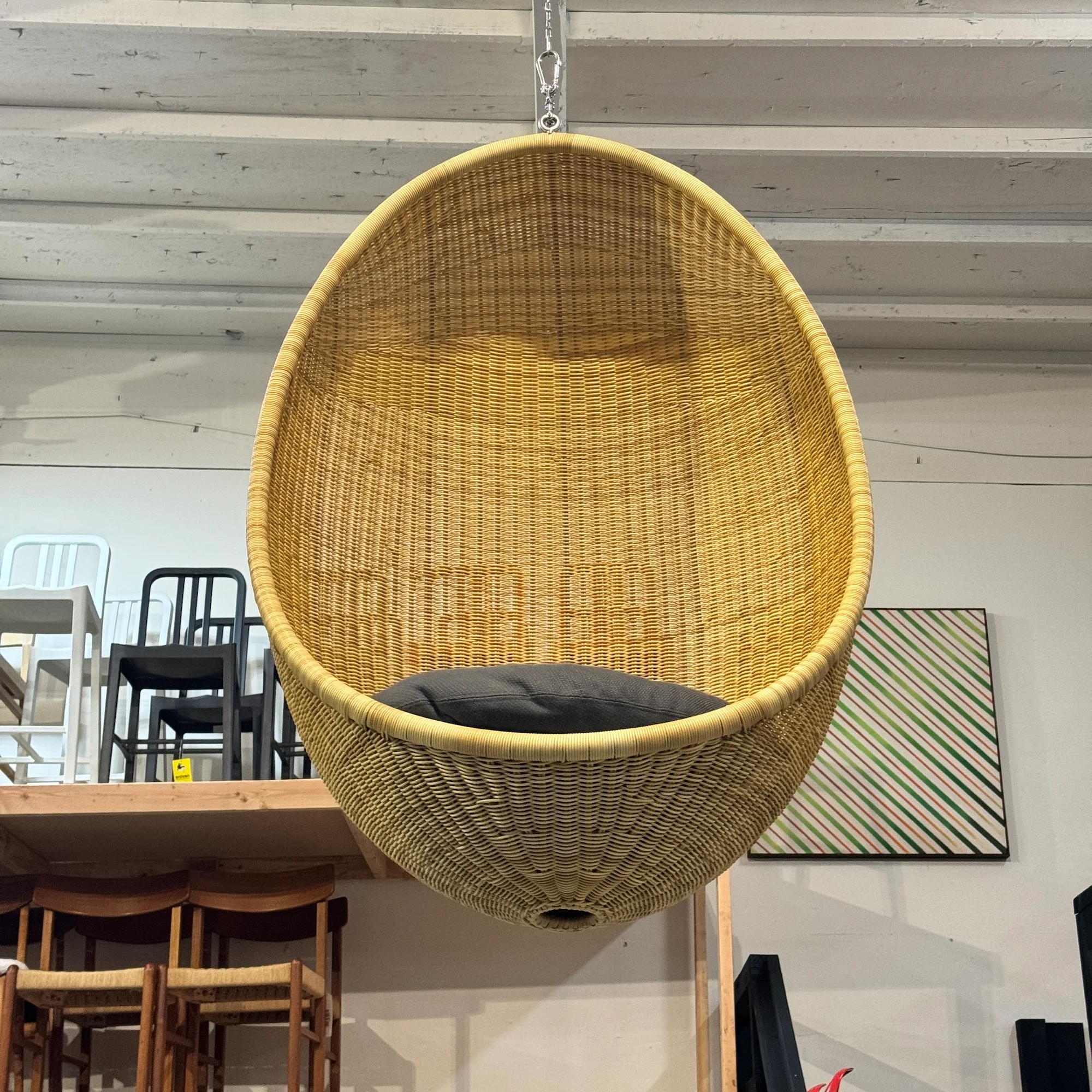 Iconic Nanna Ditzel Hanging Egg Chair by Sika Design - Image 2