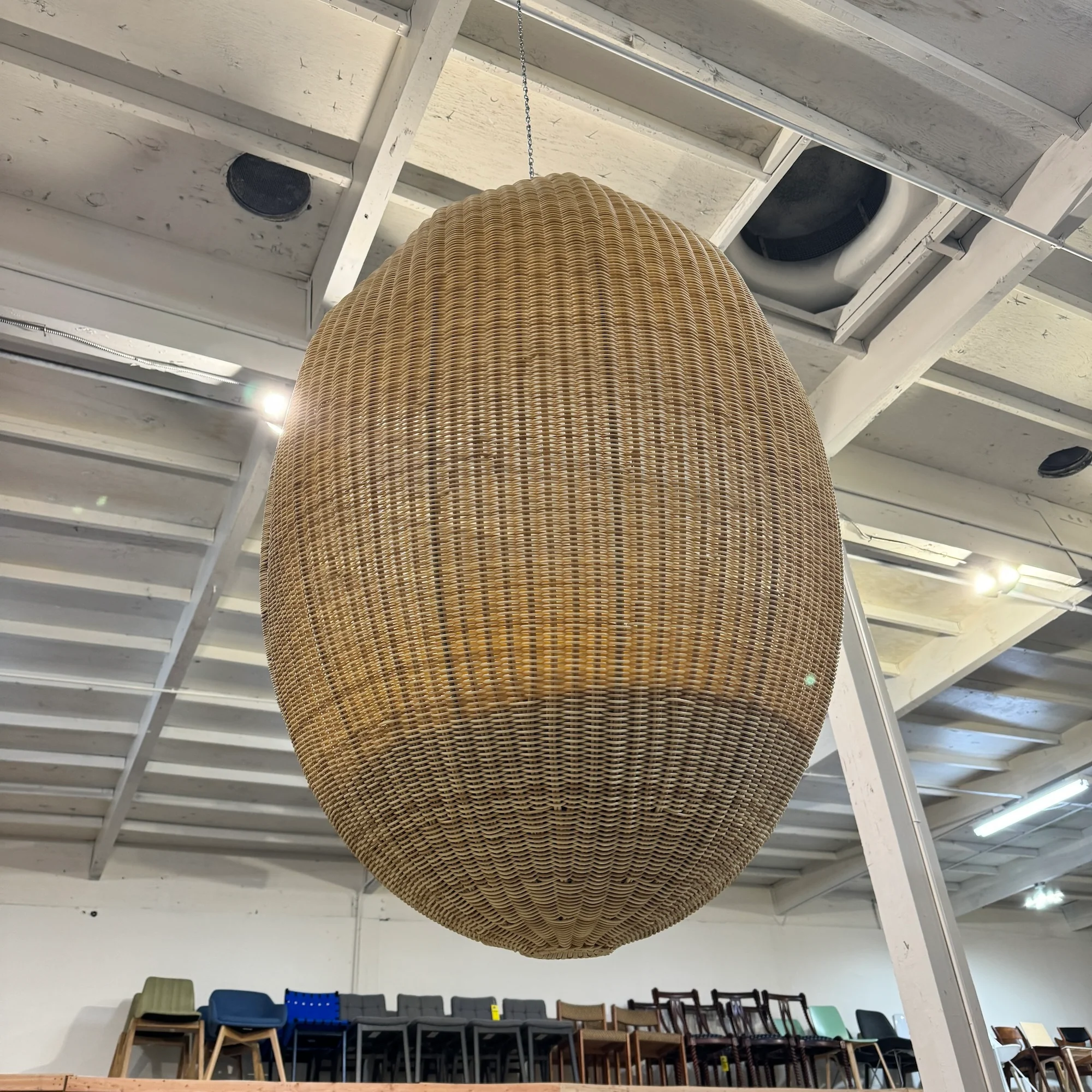 Iconic Nanna Ditzel Hanging Egg Chair by Sika Design - Image 3