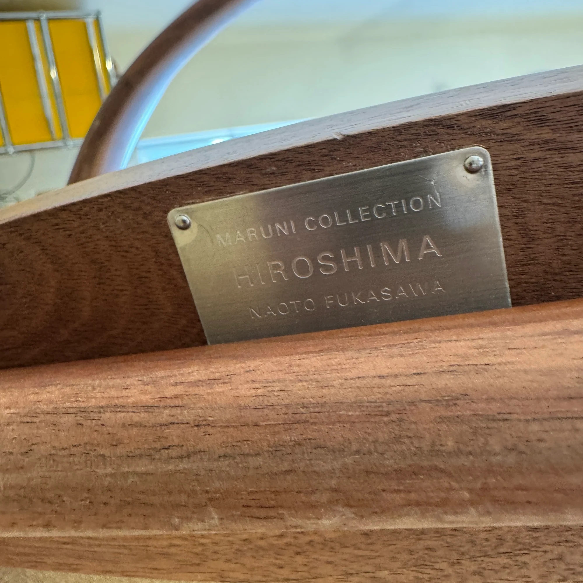 Maruni Hiroshima Walnut Leather Lounge Chair by Naoto Fukasawa - Image 9