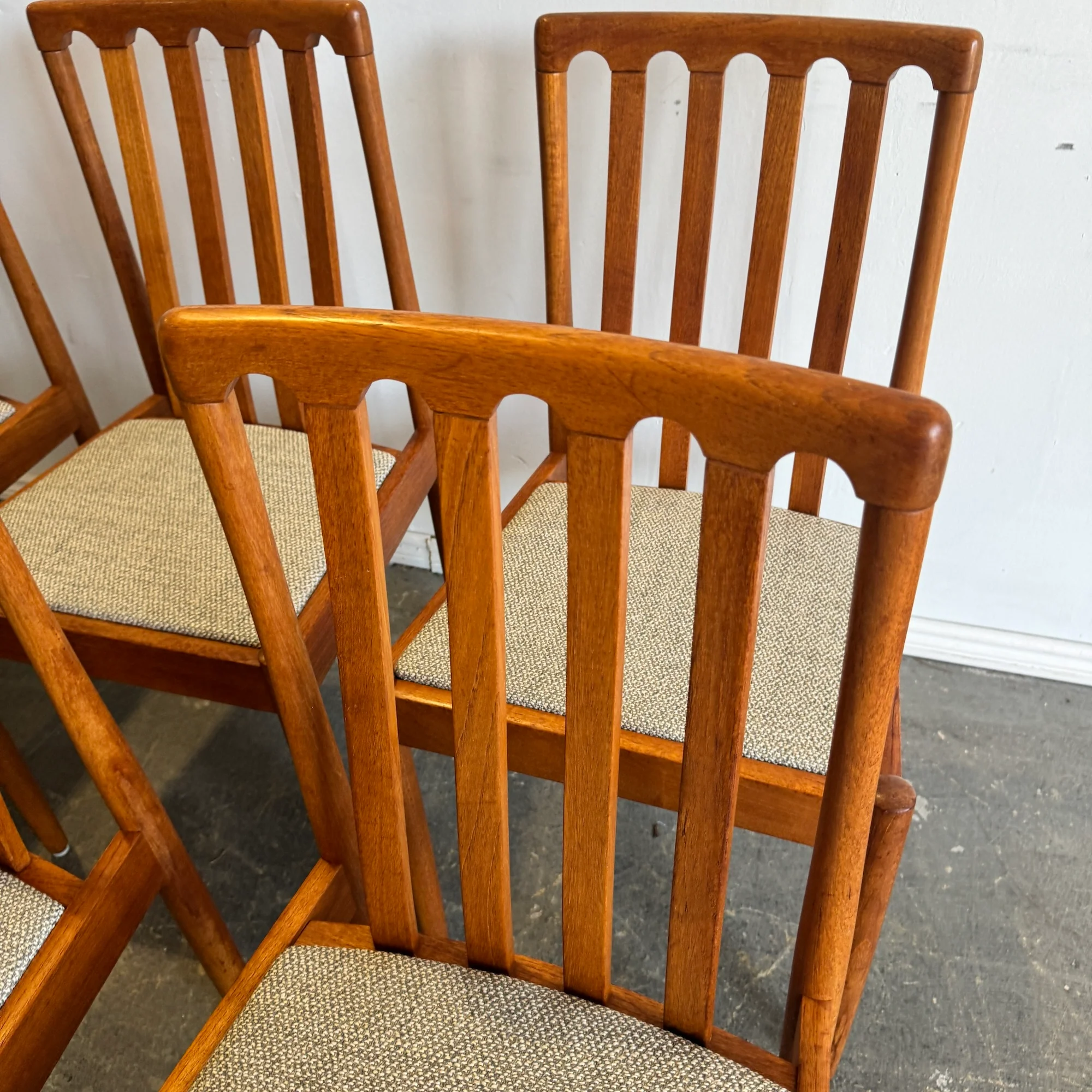 Midcentury Modern Danish Teak Dining Chairs from Coppenhagen - Image 8