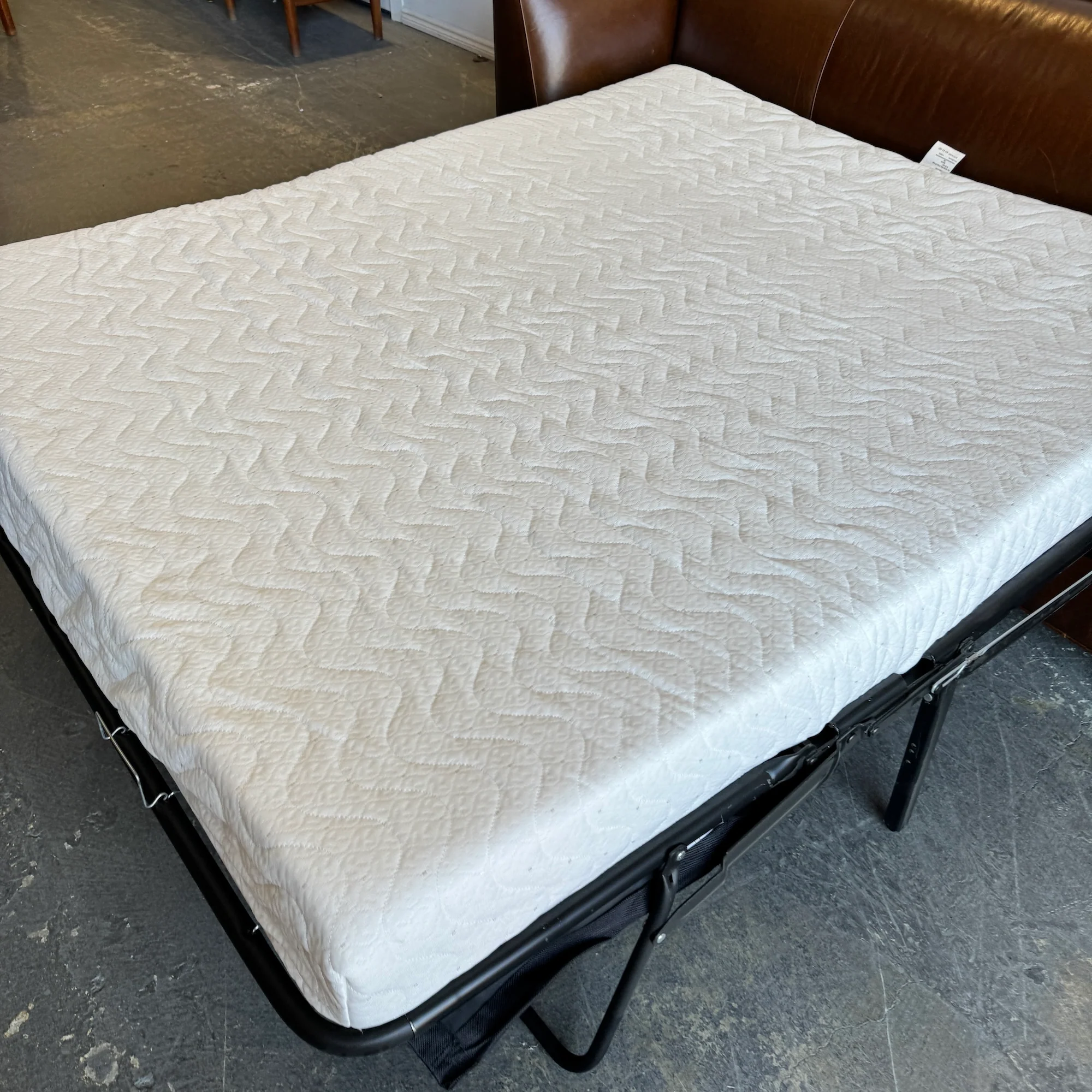 Mitchell Gold + Bob Williams Leather Sleeper Sofa - Image 7