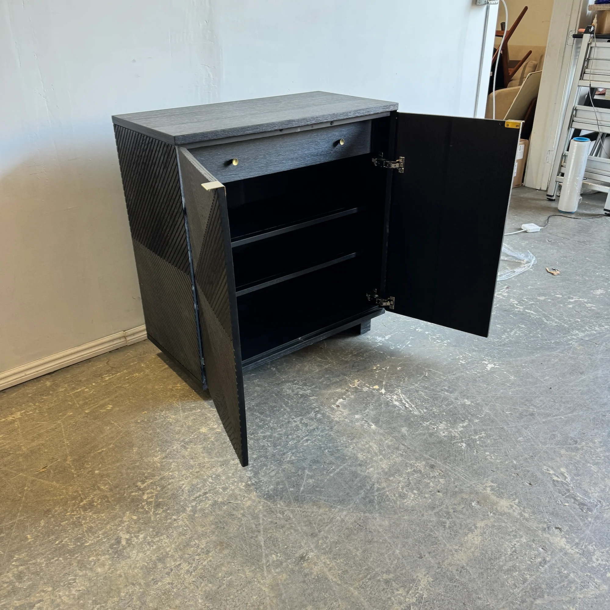 Mitchell Gold Bob Williams Miles Cabinet, Black - Image 3