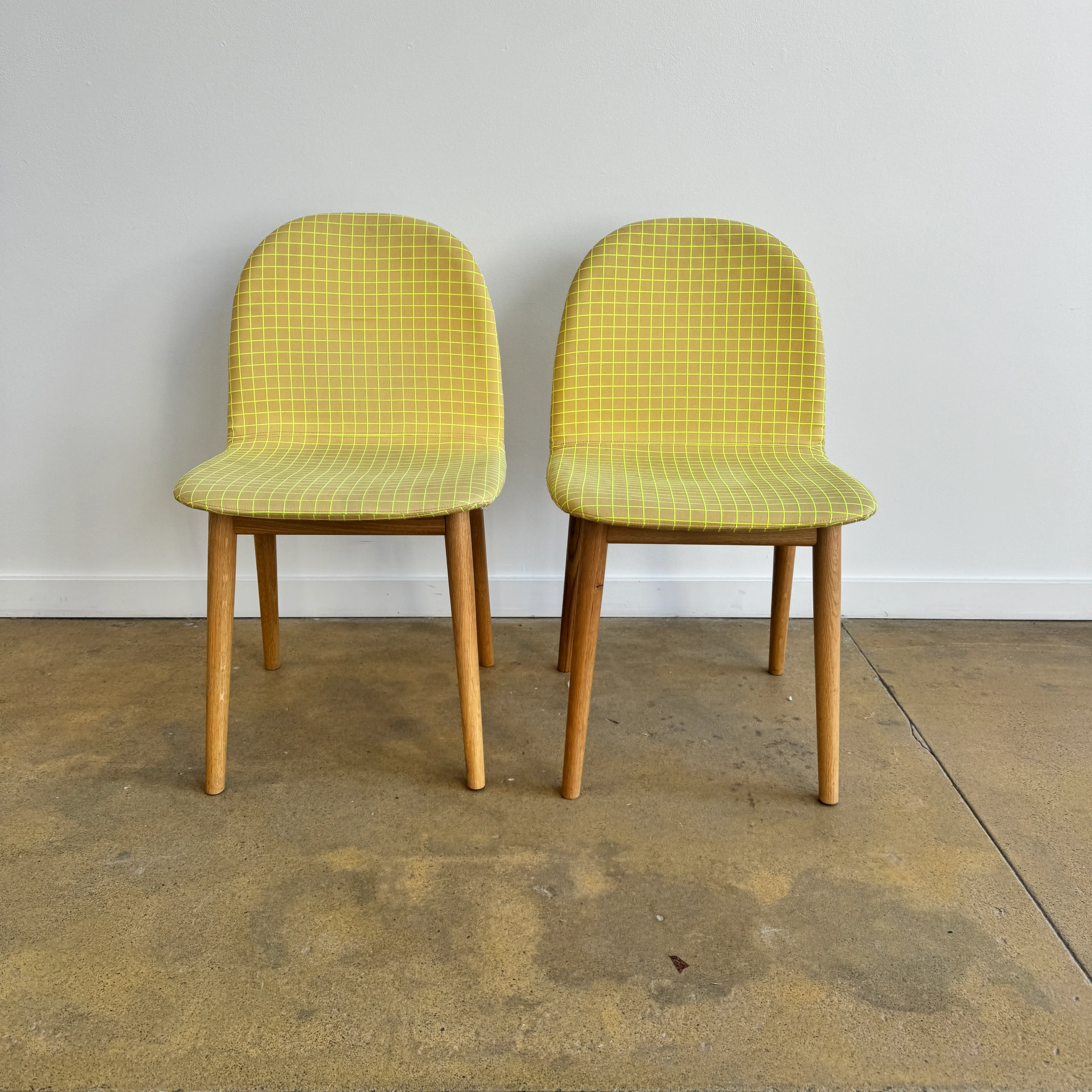 Modus Maharam Upholstery set of 2 Dining chairs - Image 2