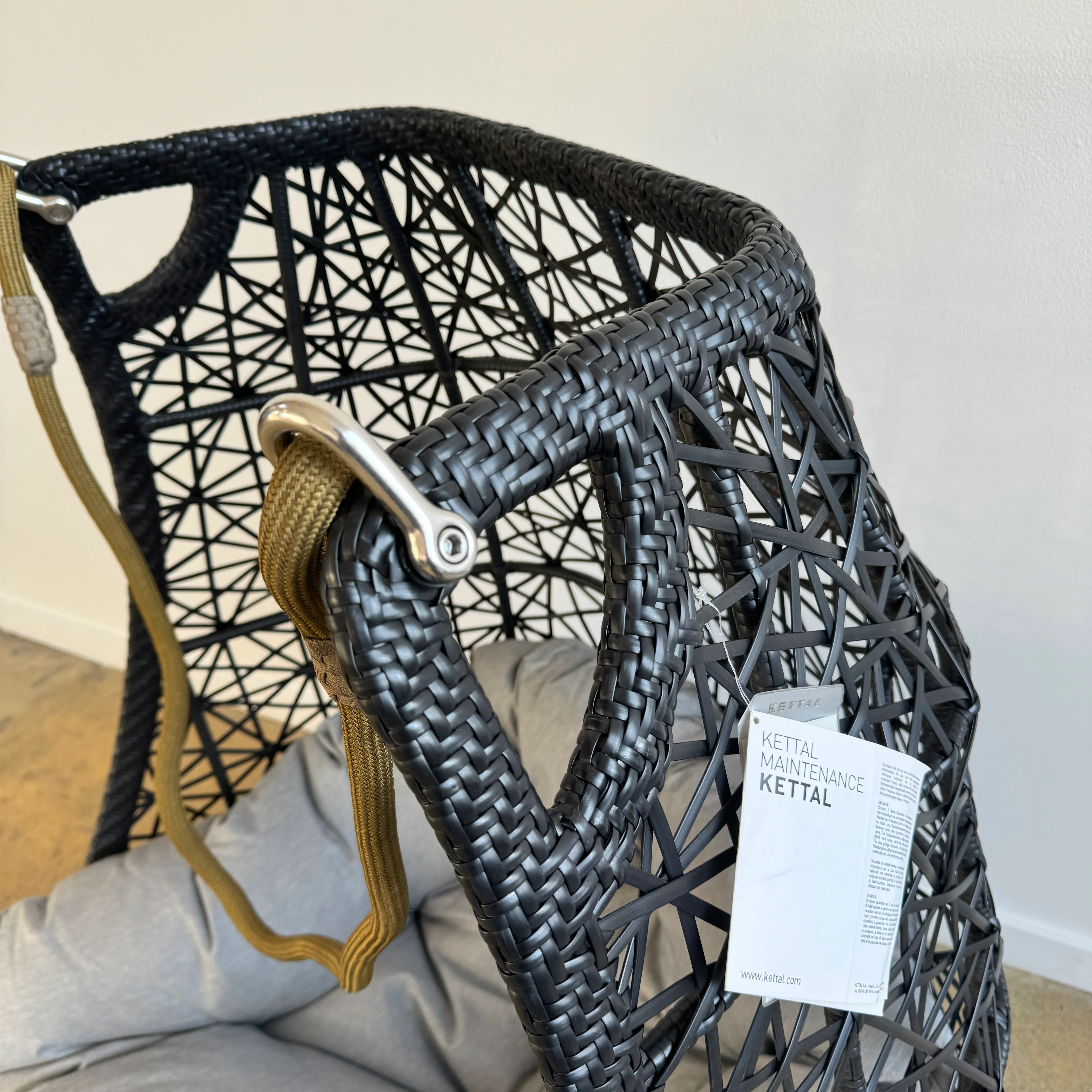 New! Kettal Maia Outdoor/ Indoor Hanging Chair by Patricia Urquiola - Image 5