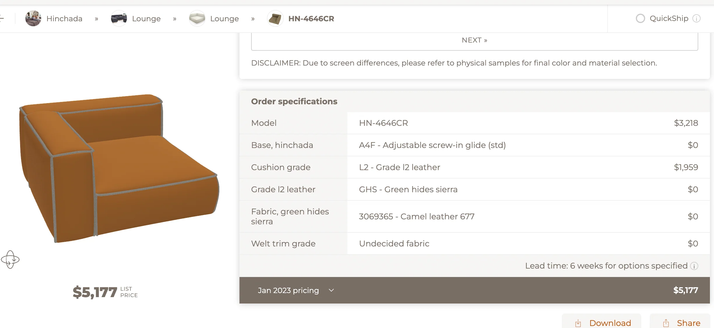 OFS 6 Piece Hinchada Modular sectional sofa - Image 9
