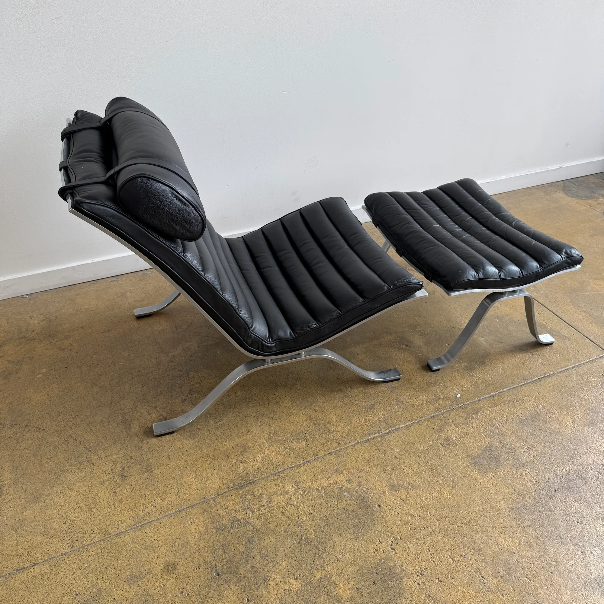 Rare! Ari Lounge Chair and Ottoman by Arne Norell Sweden - Image 4