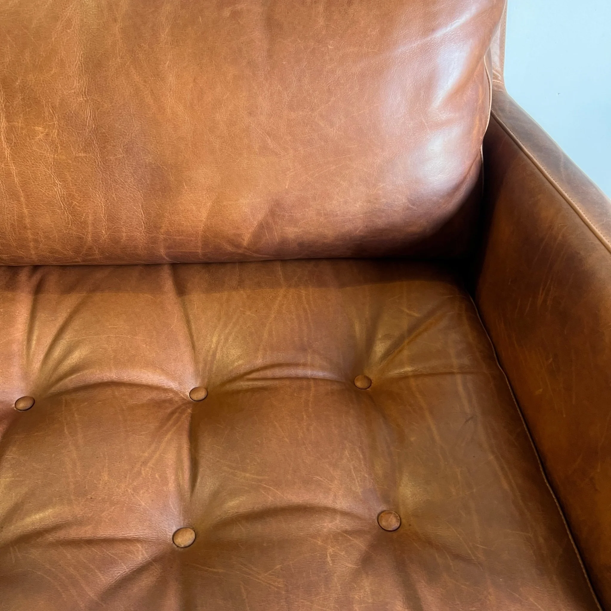Rejuvenation Hastings Leather 86 Sofa - Image 6