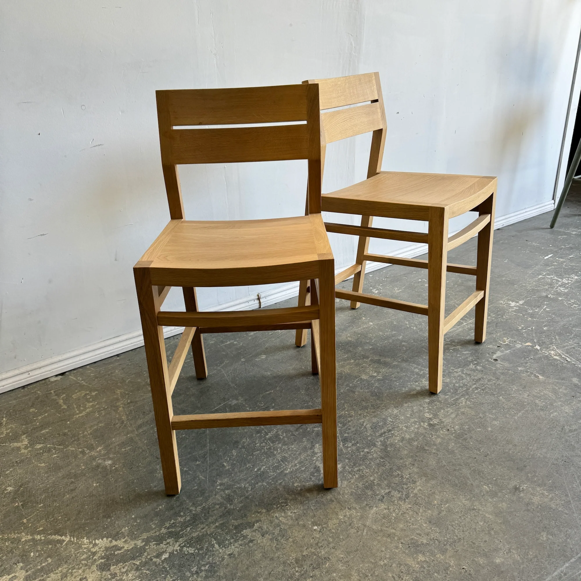 Solid Oakwood Hand crafted Counter Stools - Image 2