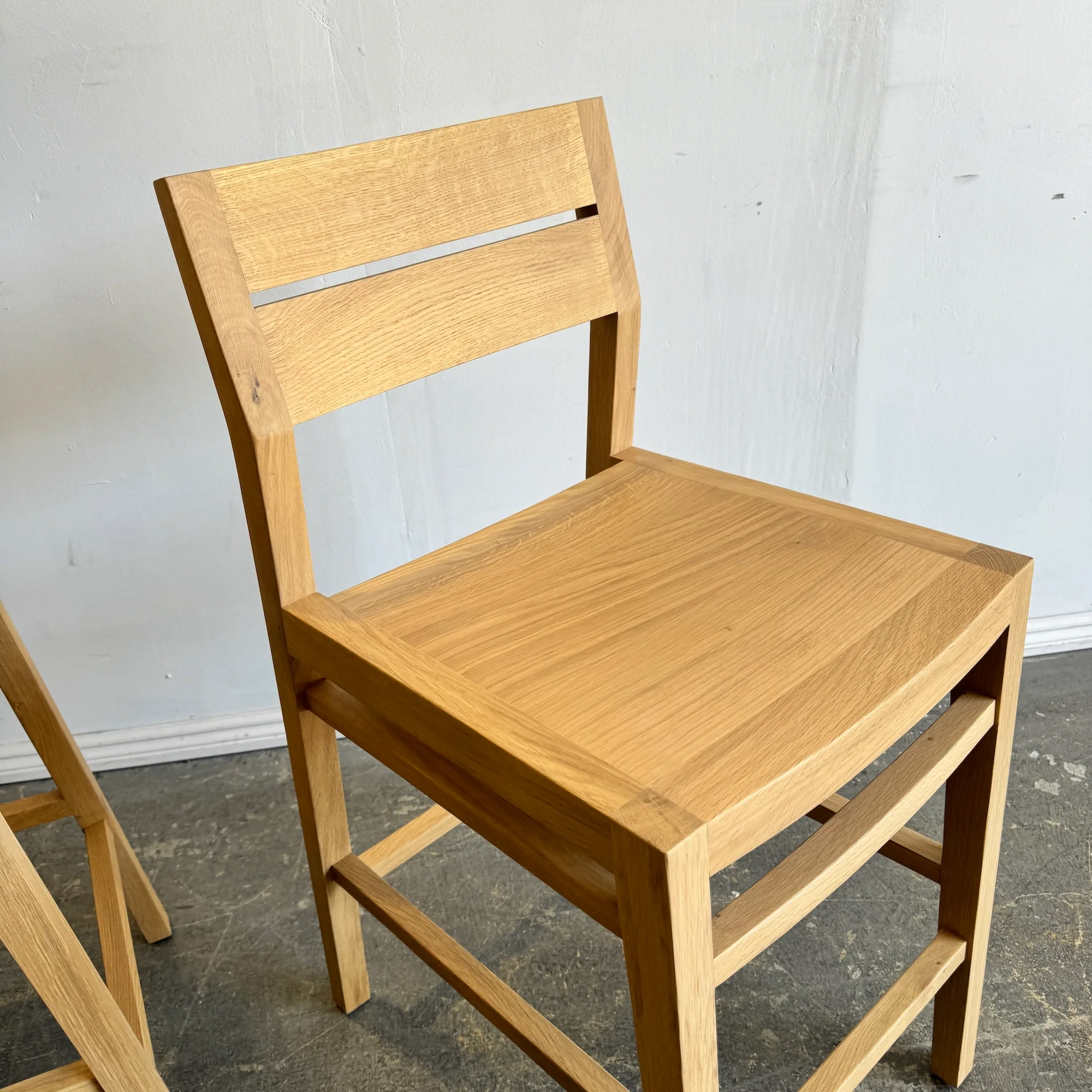 Solid Oakwood Hand crafted Counter Stools - Image 3