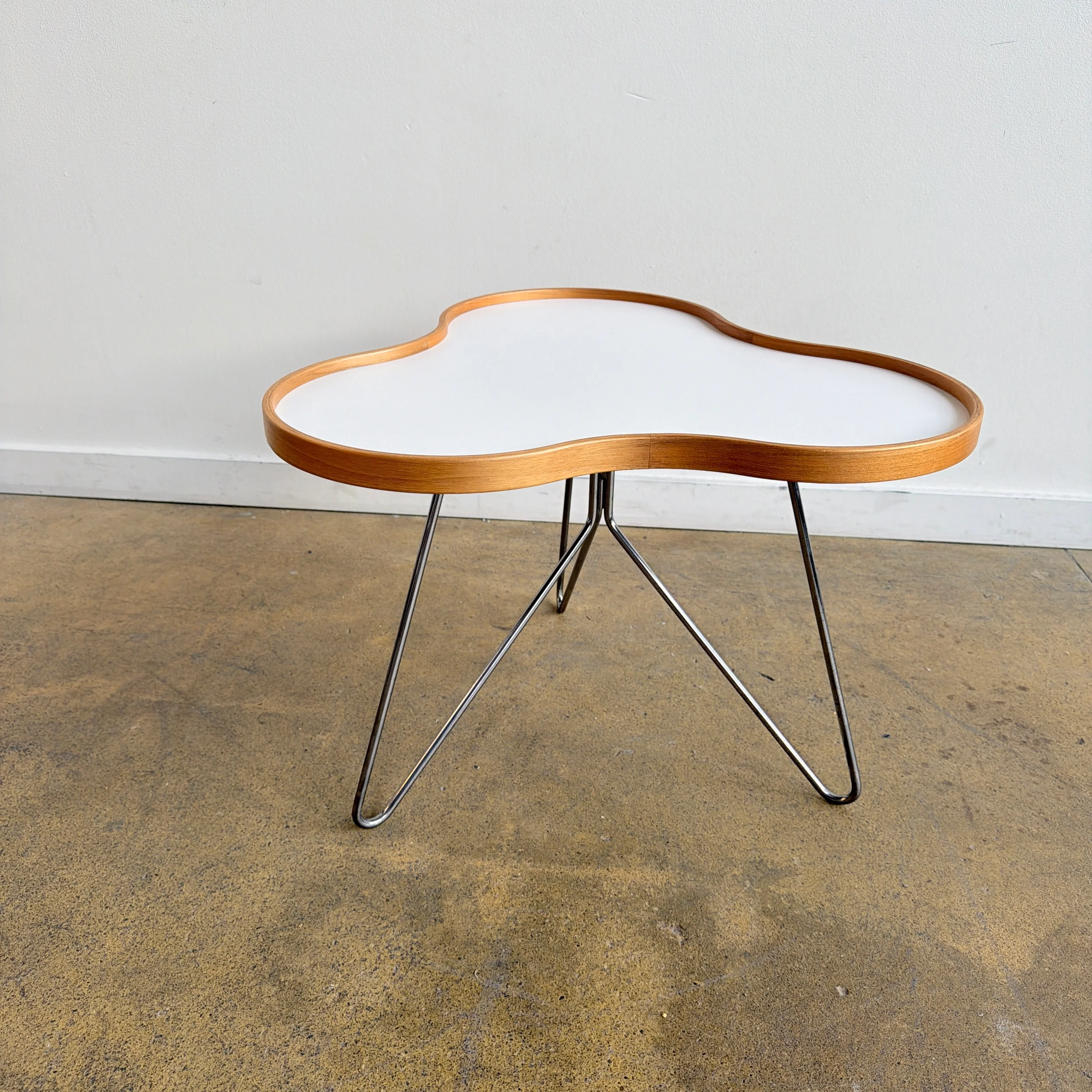Swedese Flower Table Black Lazur Oak Wood (Three Available)