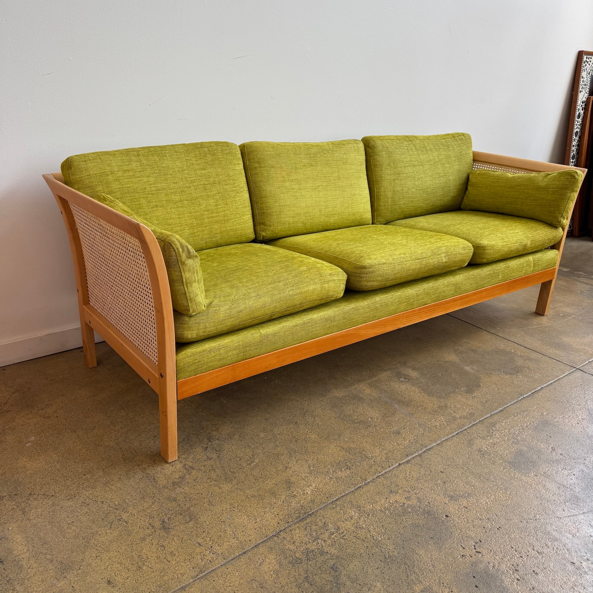 Swedish Arne Norell – “Rattan” Three-Seater Sofa - Image 3