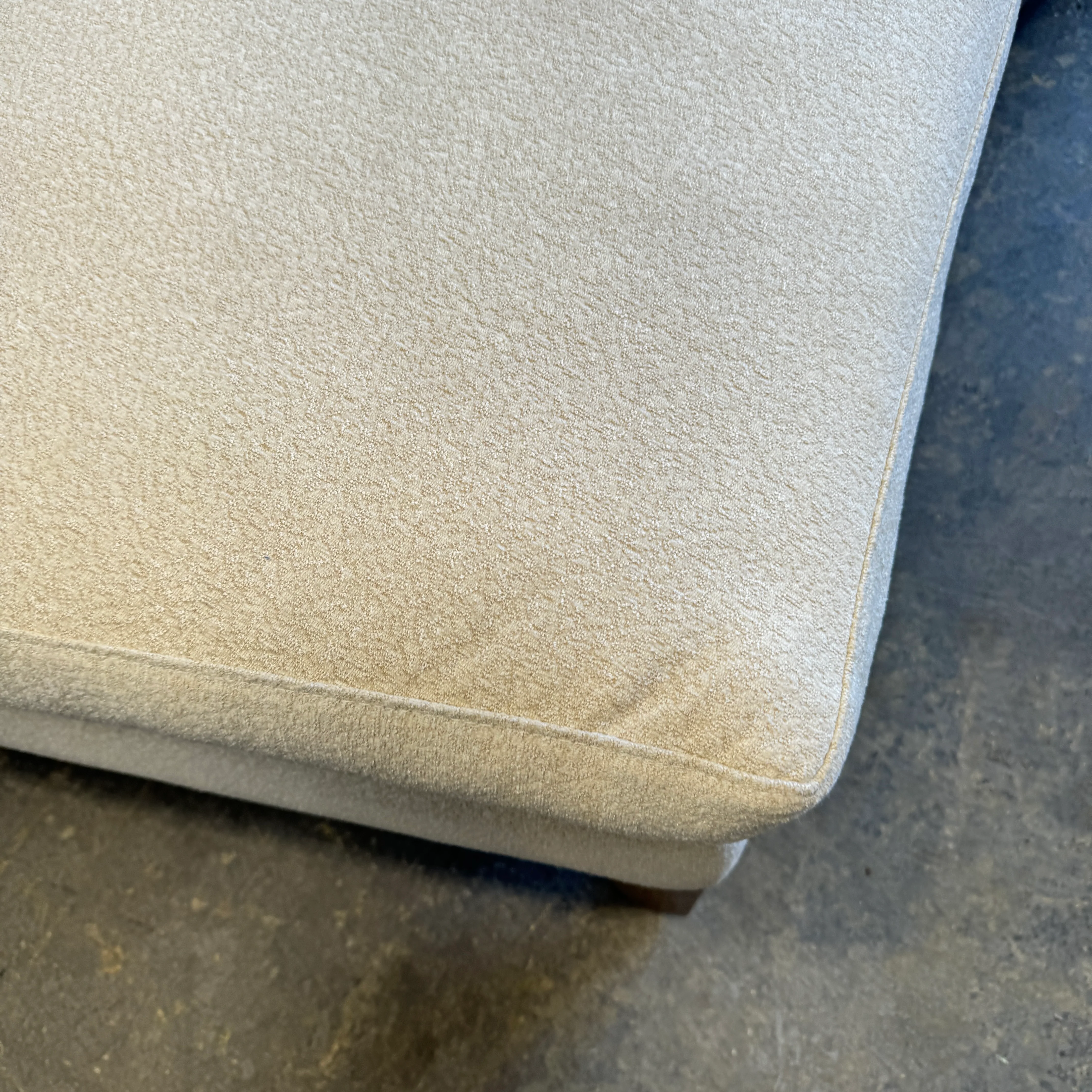 Ted Boerner Intermezzo Curved Boucle Sofa - Image 4