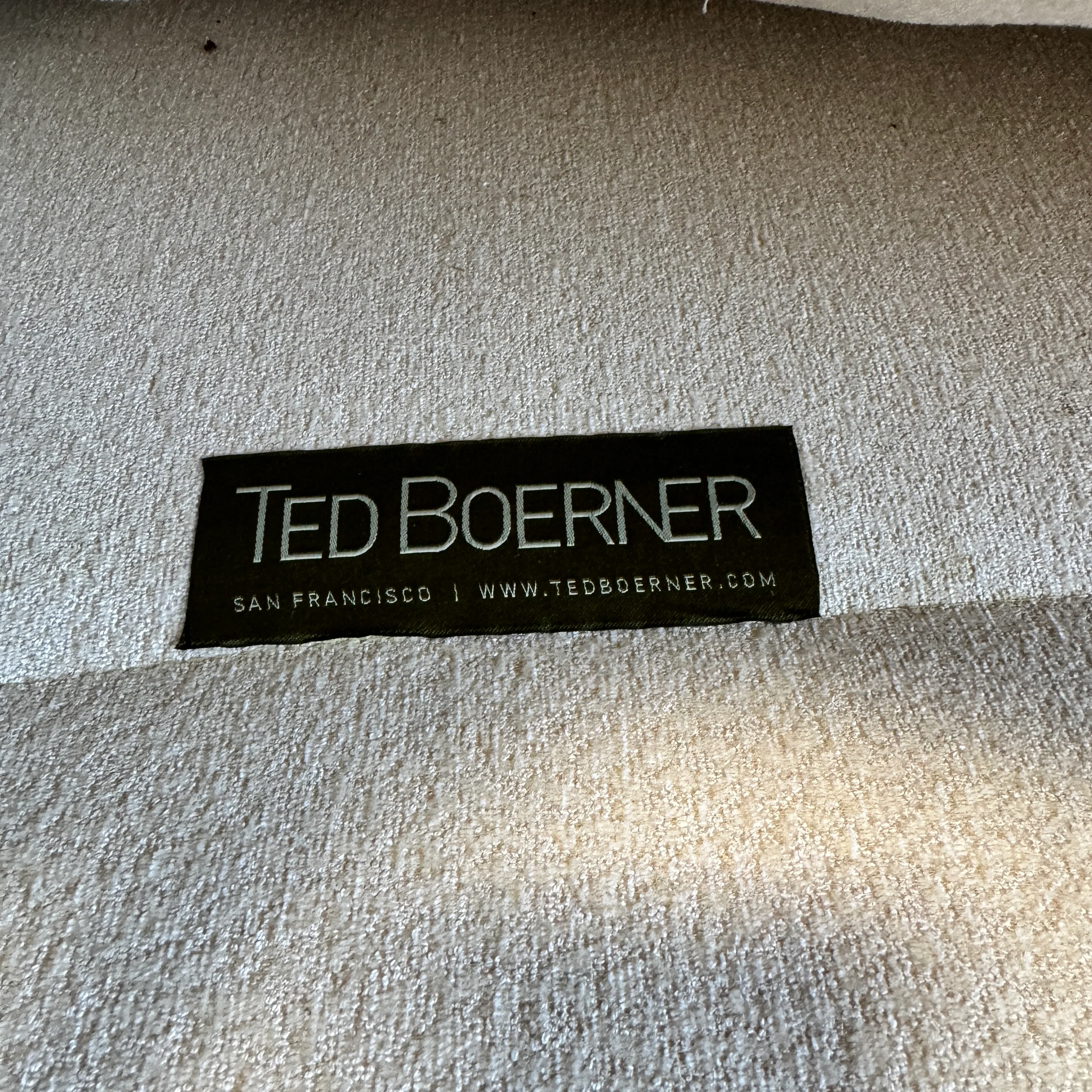 Ted Boerner Intermezzo Curved Boucle Sofa - Image 6