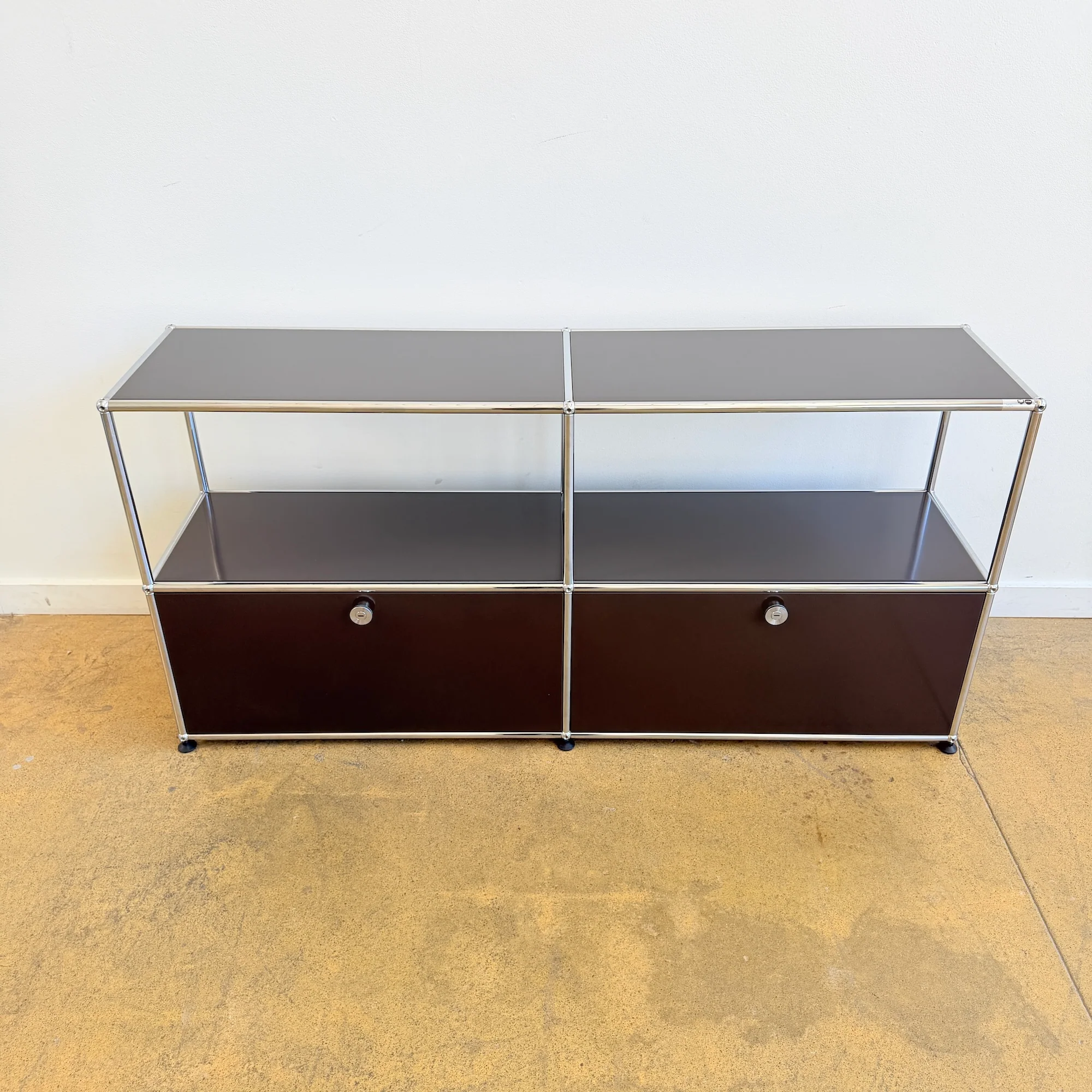 USM Haller 2X2 Media Console - Brown - Image 2