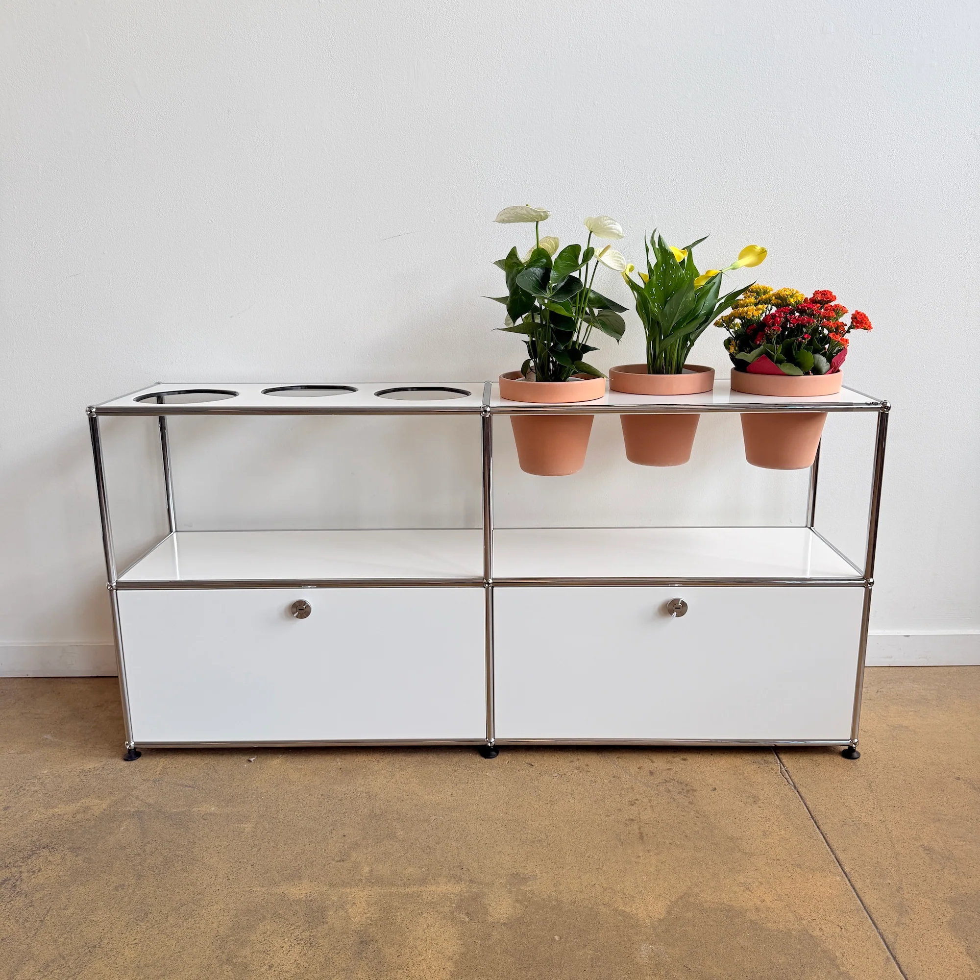 USM Haller 2X2 Planter - Pure White - Image 2