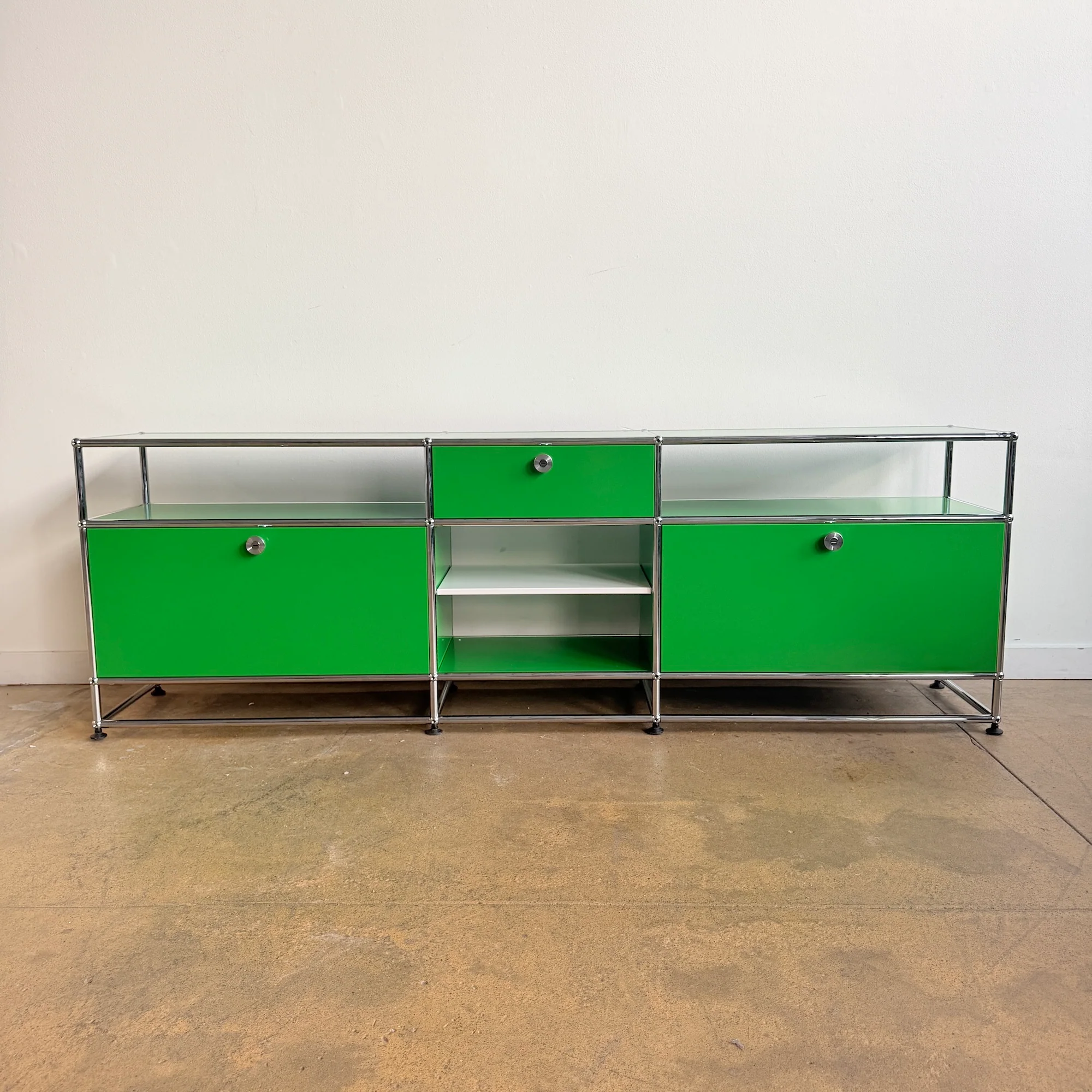 USM Haller 3X3 Storage Unit - Green