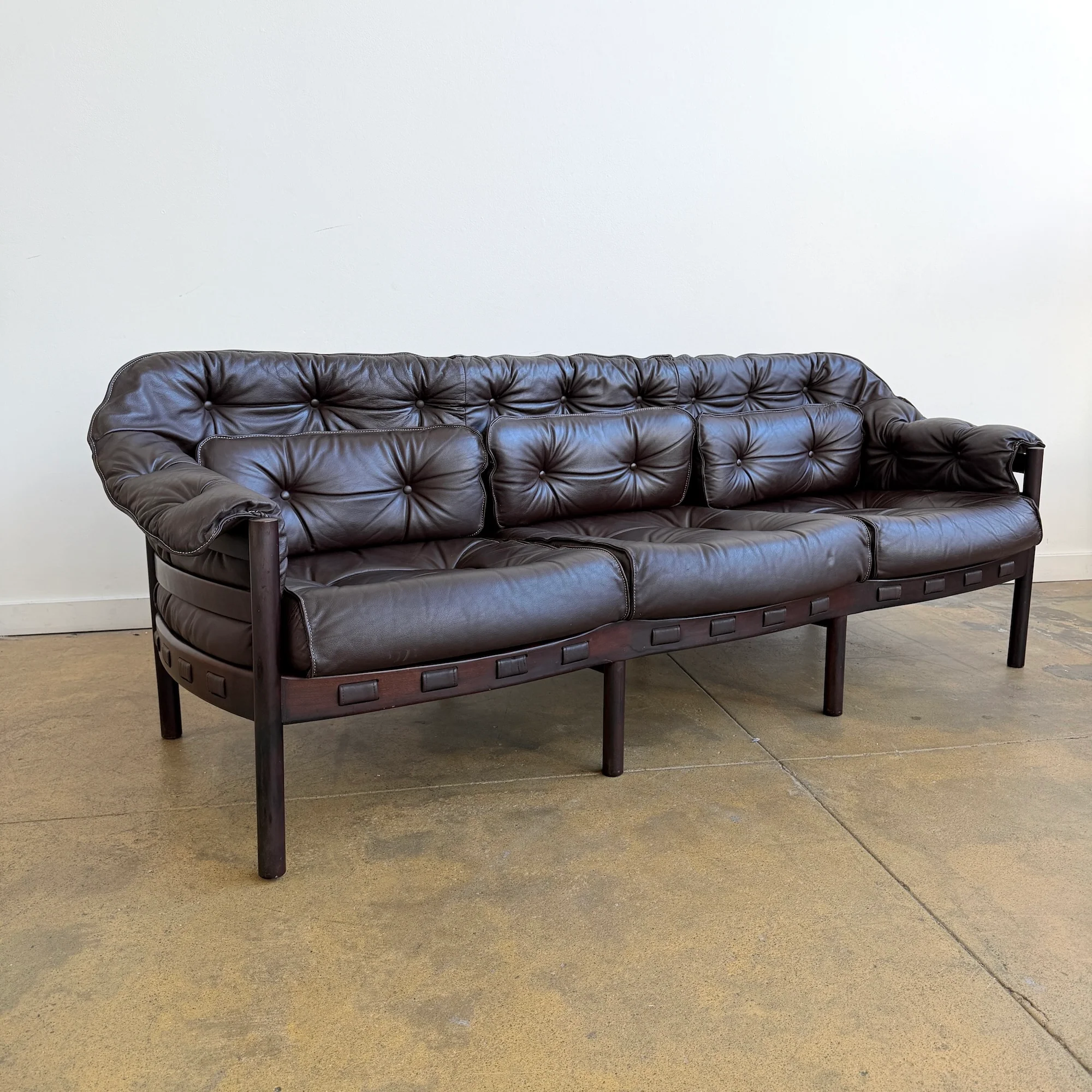 Vintage Arne Norell Three-Seater Sofa for Coja 1970s - Image 2