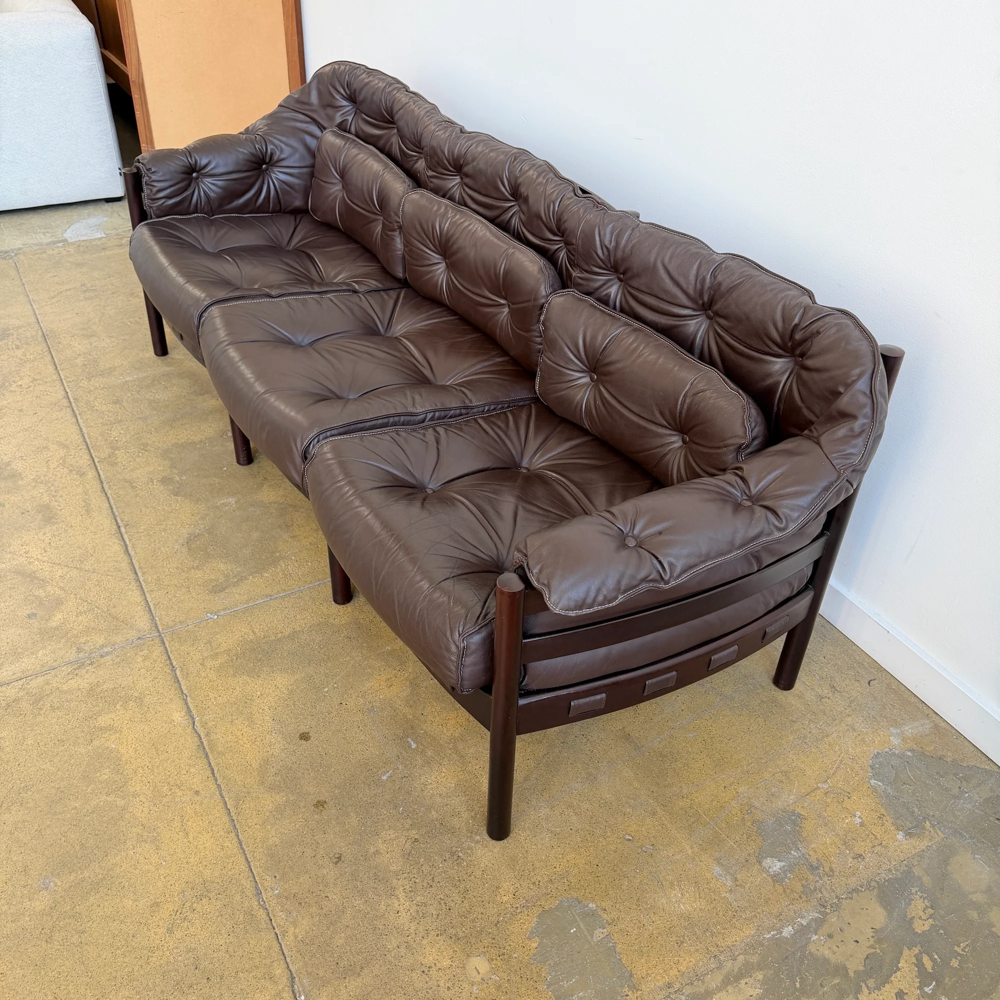 Vintage Arne Norell Three-Seater Sofa for Coja 1970s - Image 7