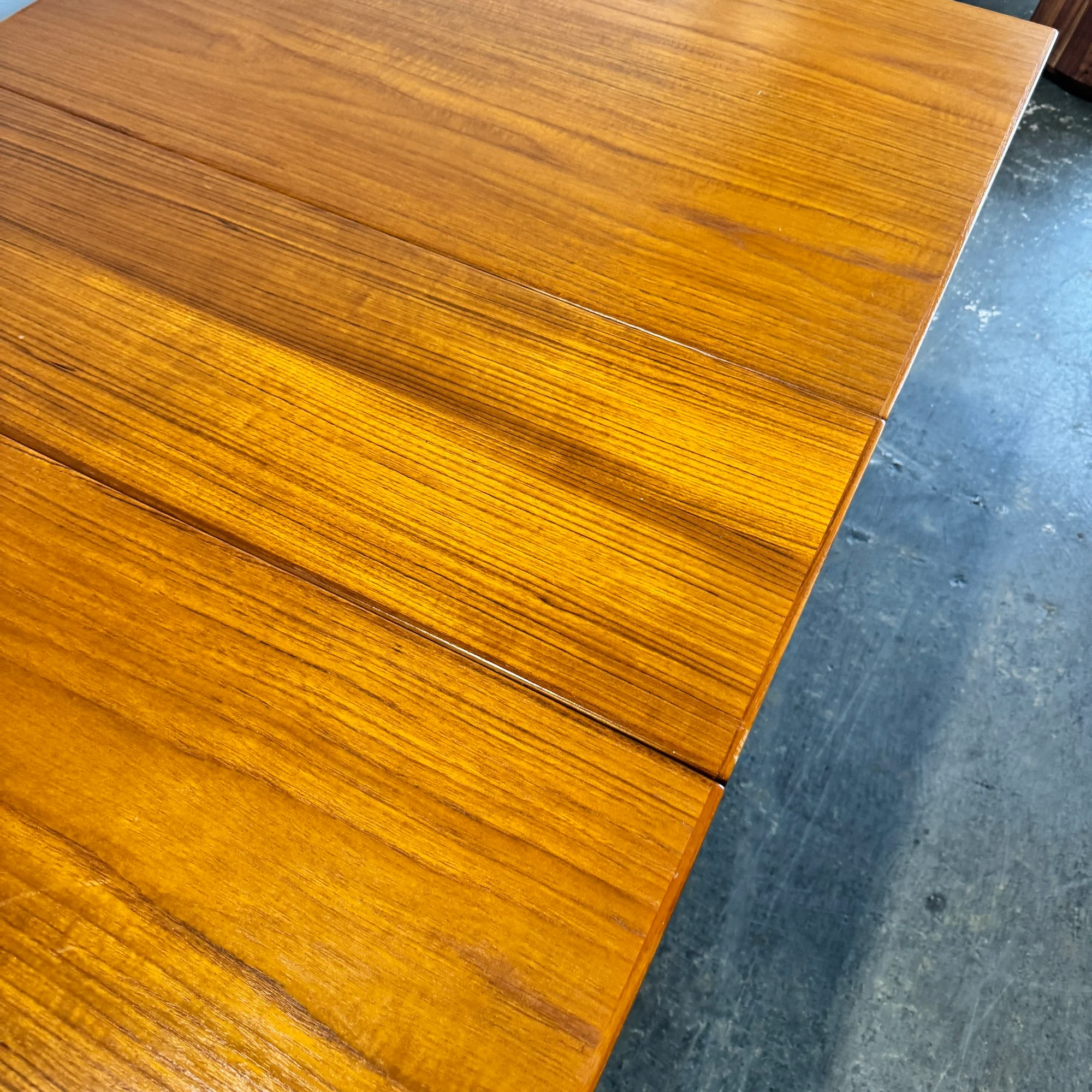 Vintage Drop Leaf Teak Dining Table Bruno Mathsson Style - Image 4