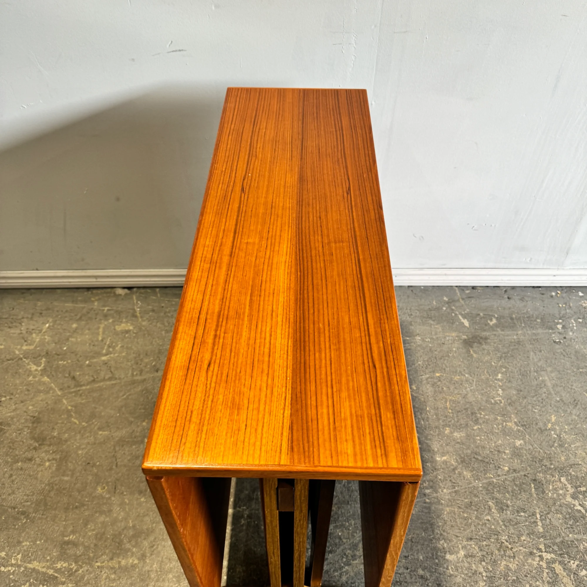 Vintage Drop Leaf Teak Dining Table Bruno Mathsson Style - Image 7