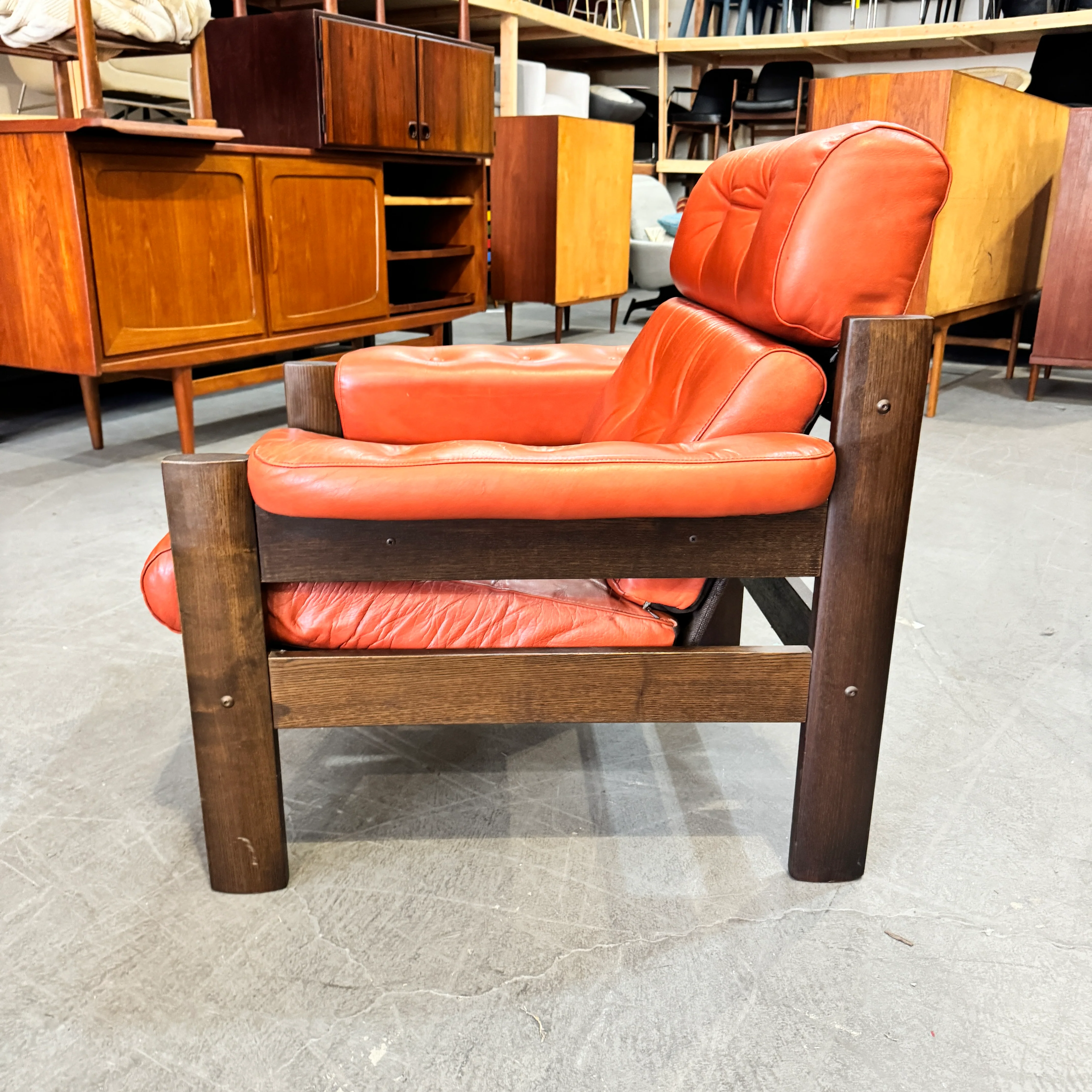 Vintage Ekornes Stressless Mid Centiry Modern Lounge chair - Image 2