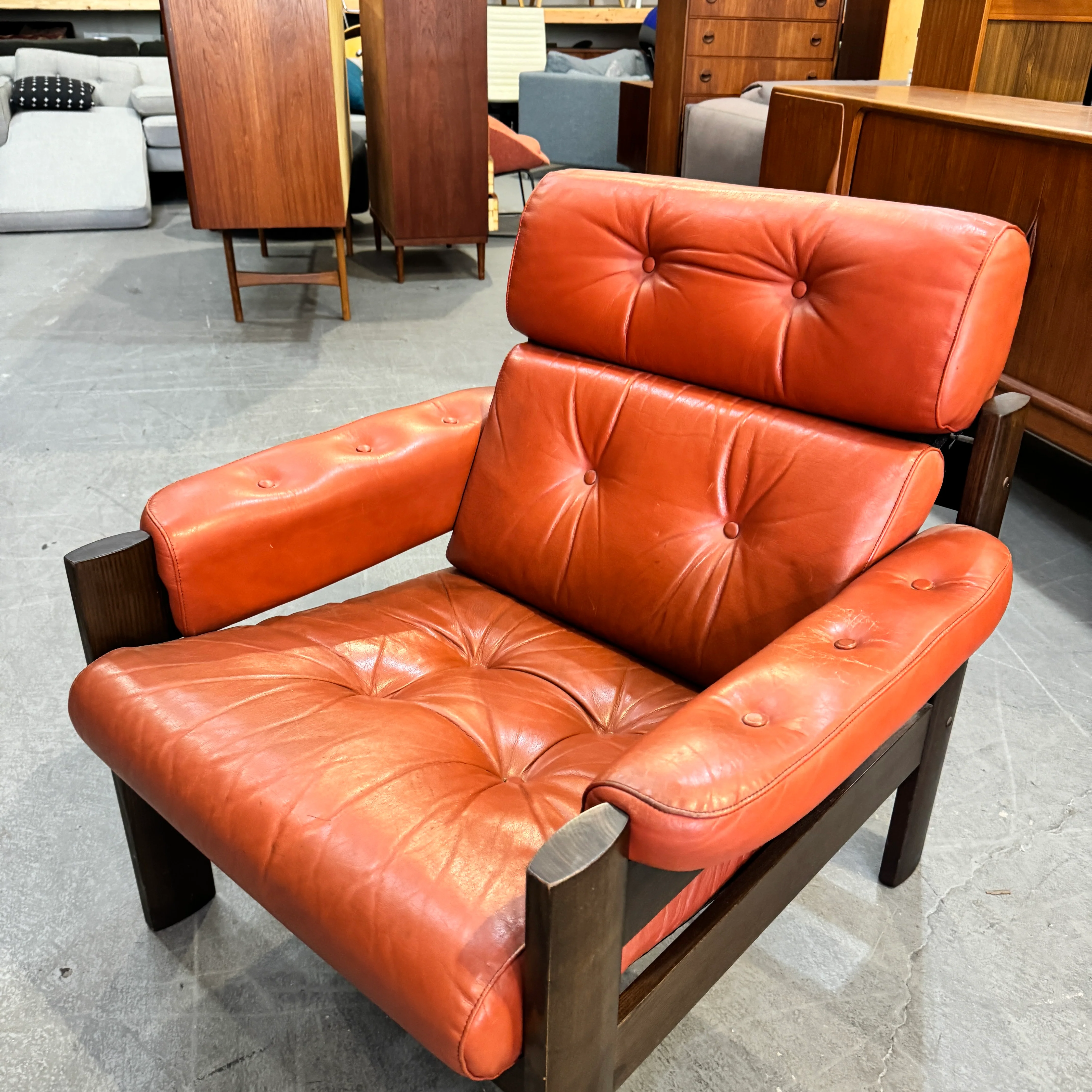 Vintage Ekornes Stressless Mid Centiry Modern Lounge chair - Image 3