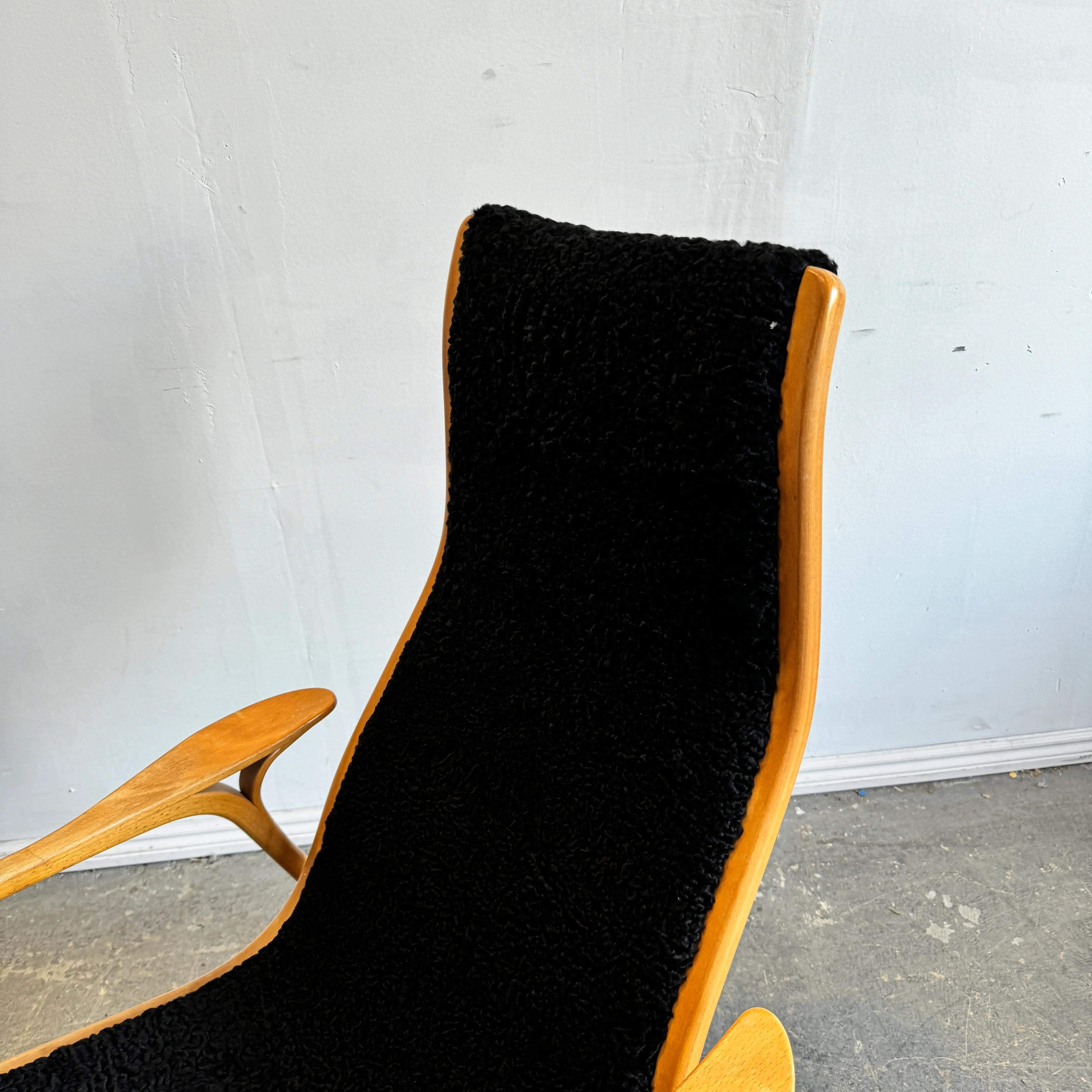 Vintage iconic Mid Century Lamino Sheepskin Lounge Chair by Yngve Ekström for Swedese - Image 2