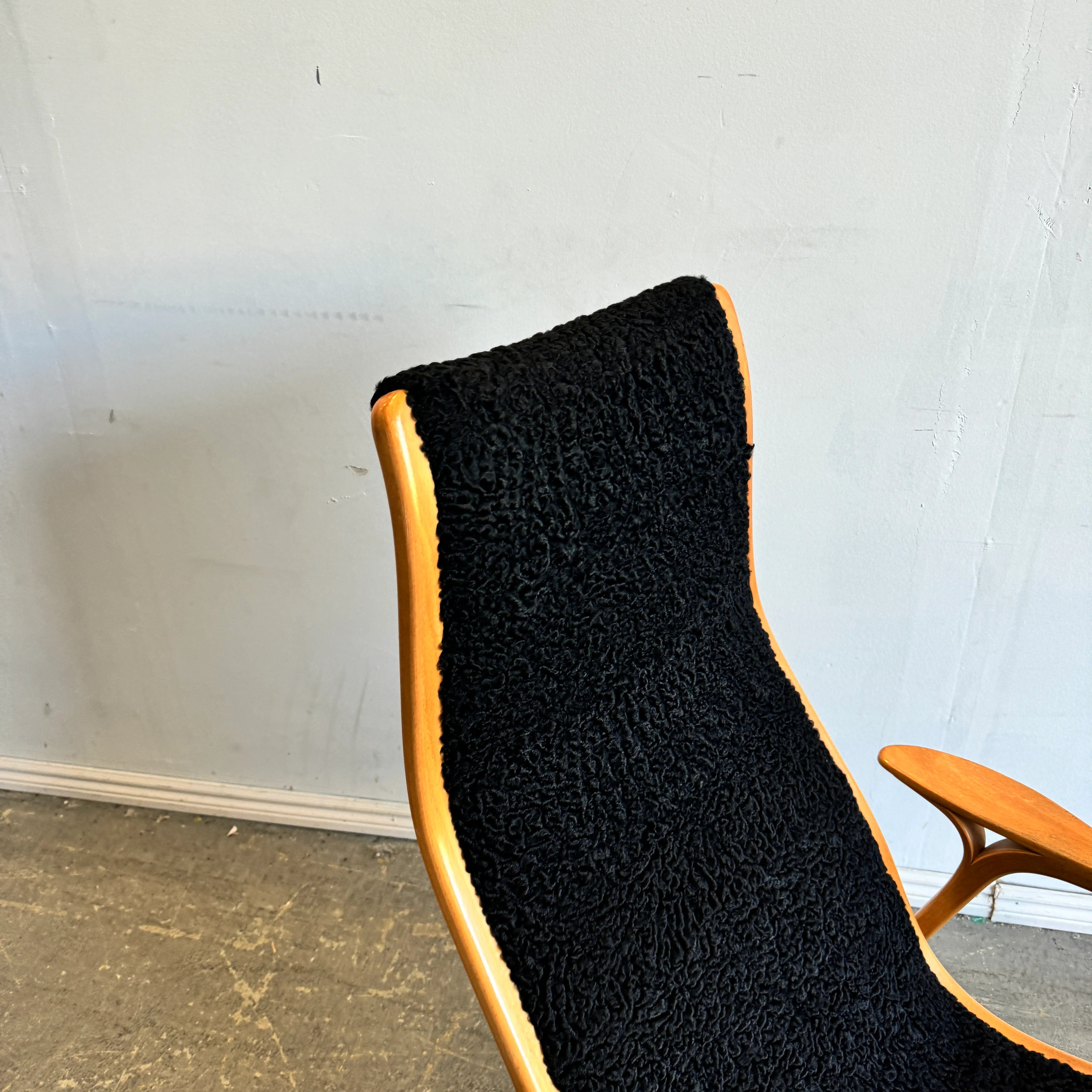 Vintage iconic Mid Century Lamino Sheepskin Lounge Chair by Yngve Ekström for Swedese - Image 5