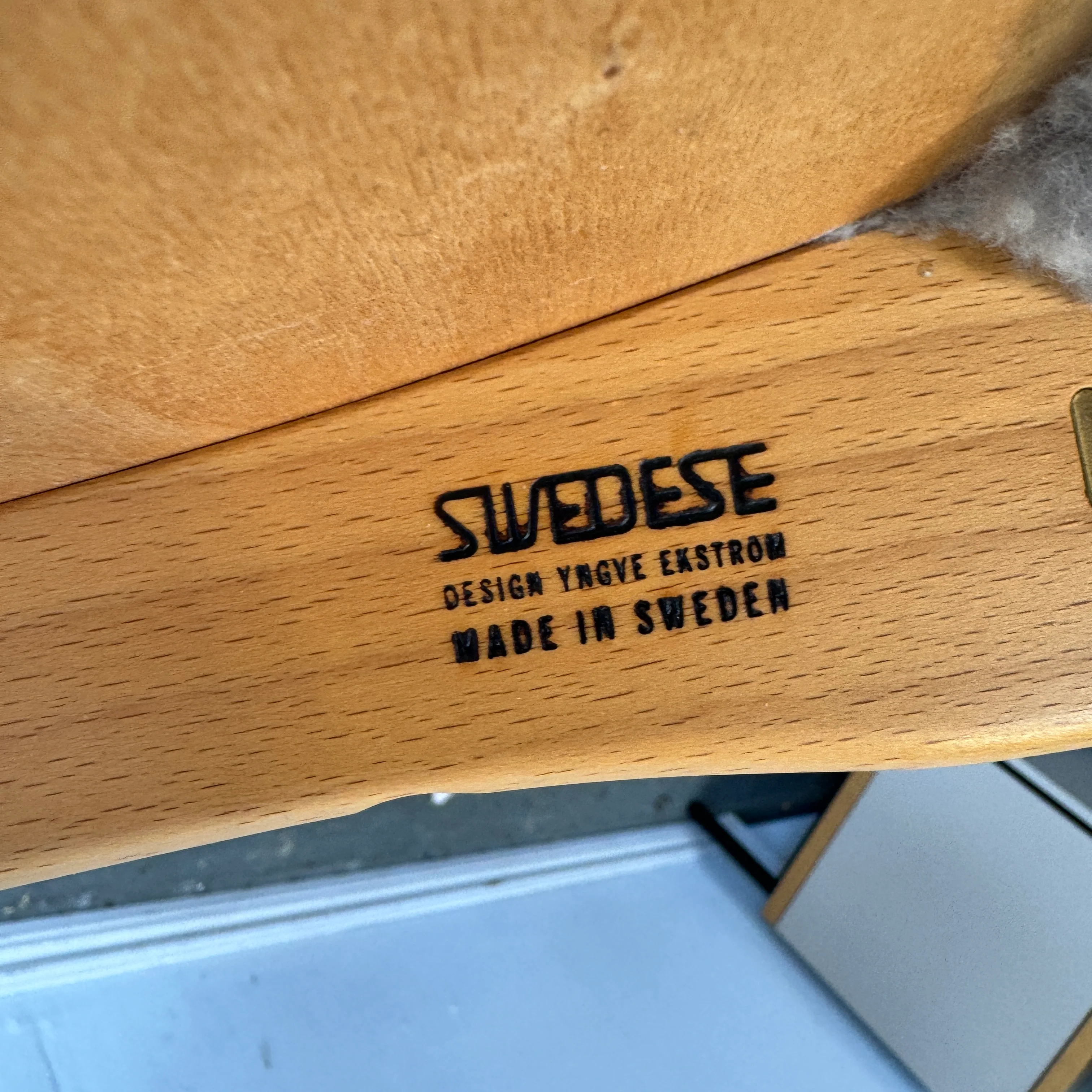 Vintage iconic Mid Century Lamino Sheepskin Lounge Chair by Yngve Ekström for Swedese - Image 6