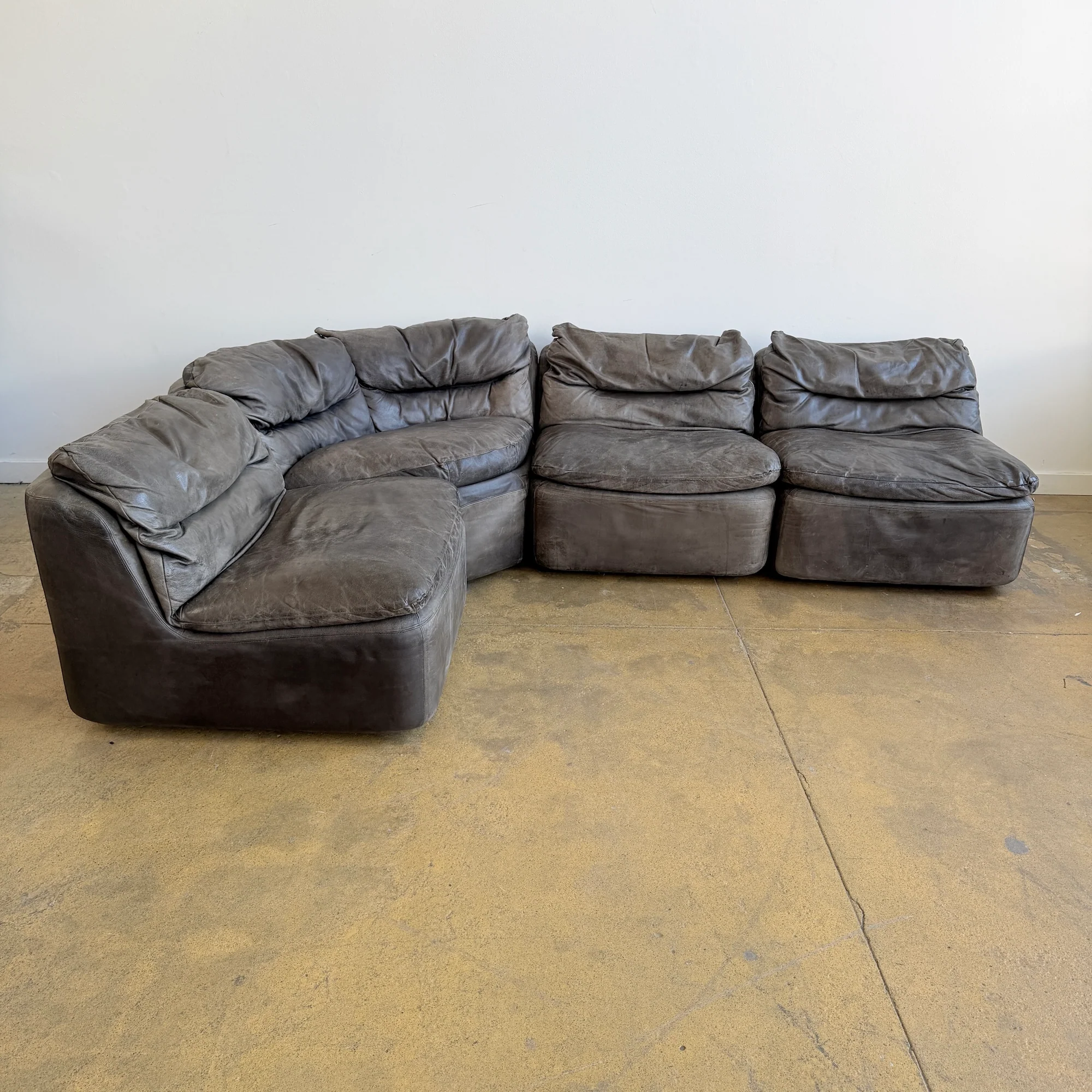 Vintage Walter Knoll Modular 4 Piece Sofa by Friedrich Hill - Image 2